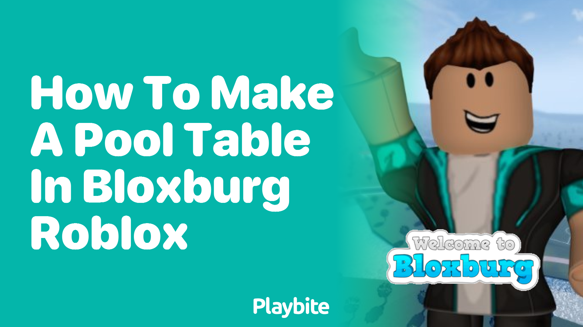How to Make a Pool Table in Bloxburg Roblox