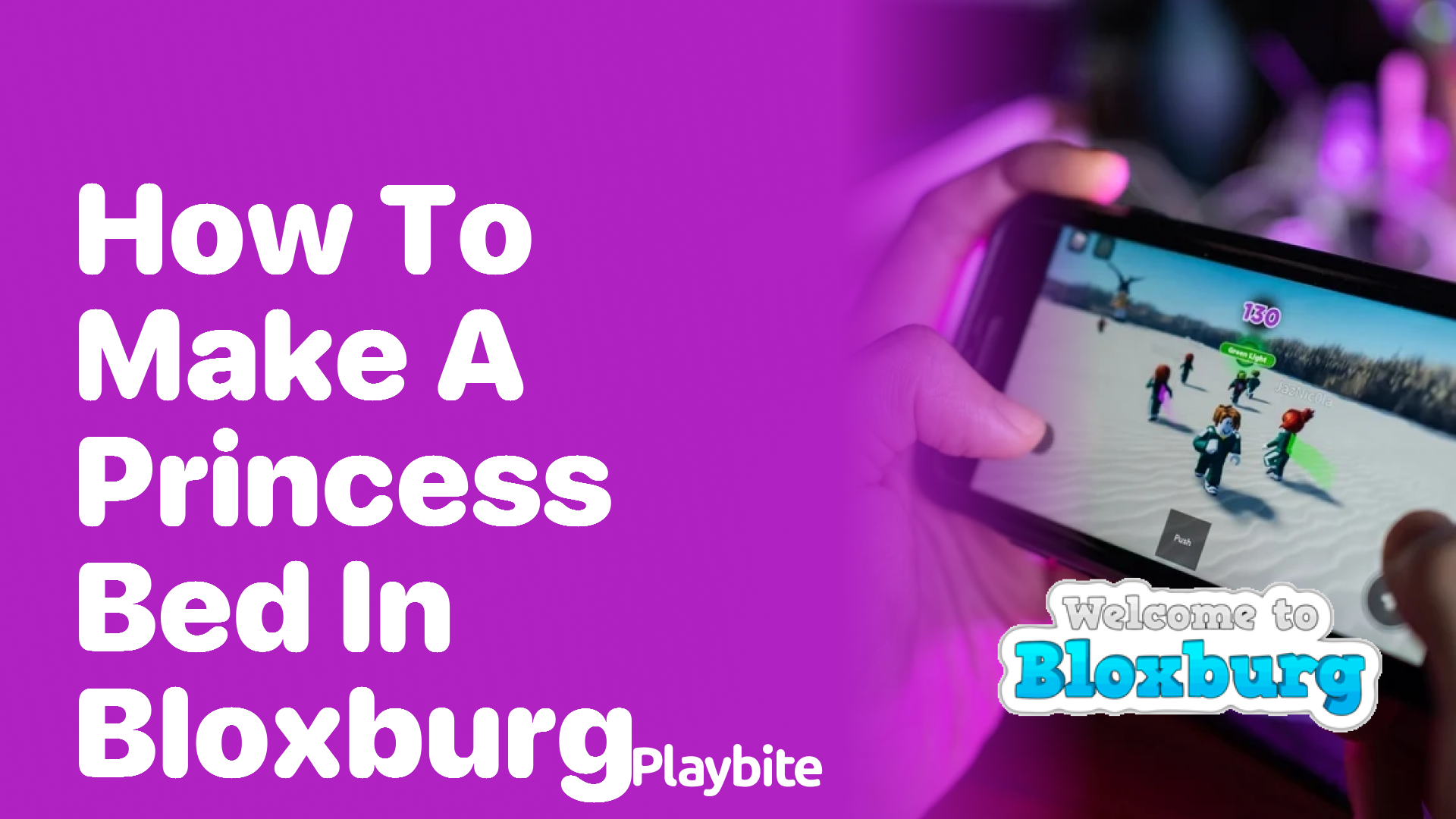 How to Make a Princess Bed in Bloxburg