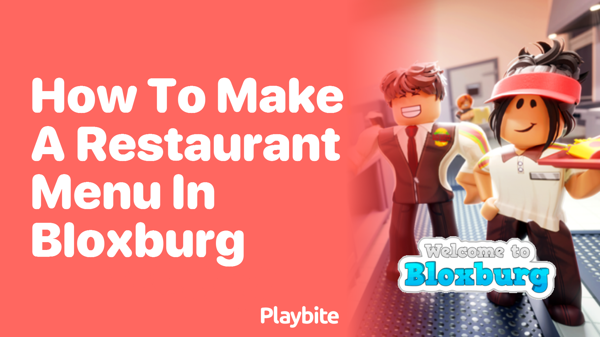 How to Make a Restaurant Menu in Bloxburg