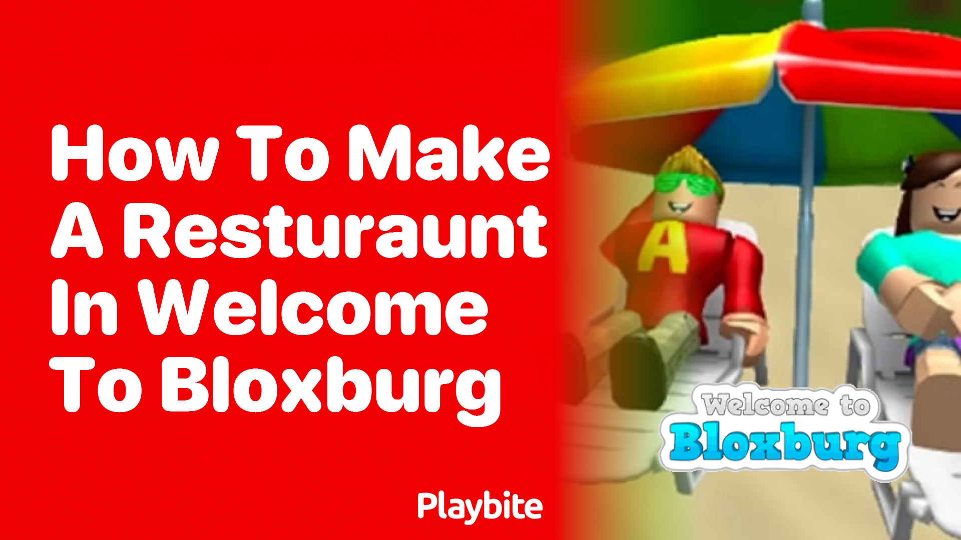 How to Make a Restaurant in Welcome to Bloxburg
