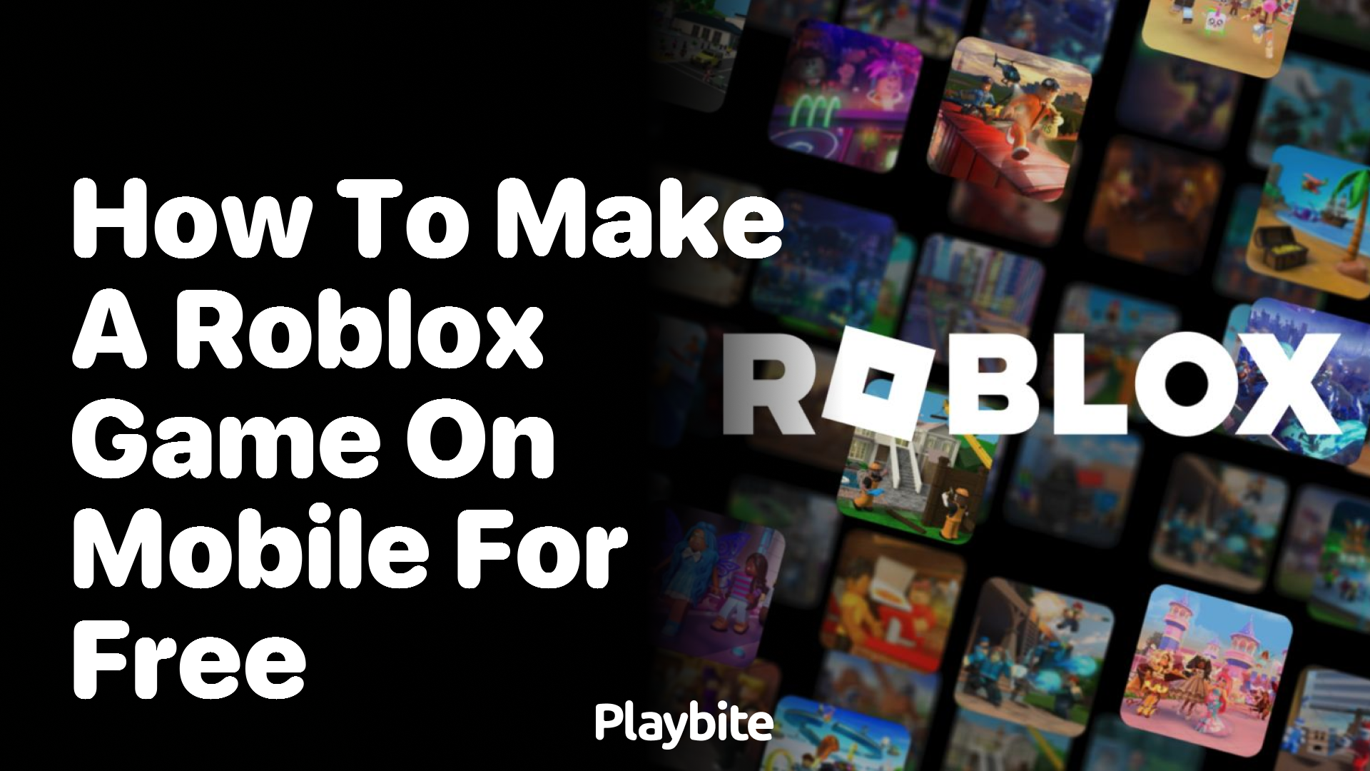 How to Make a Roblox Game on Mobile for Free