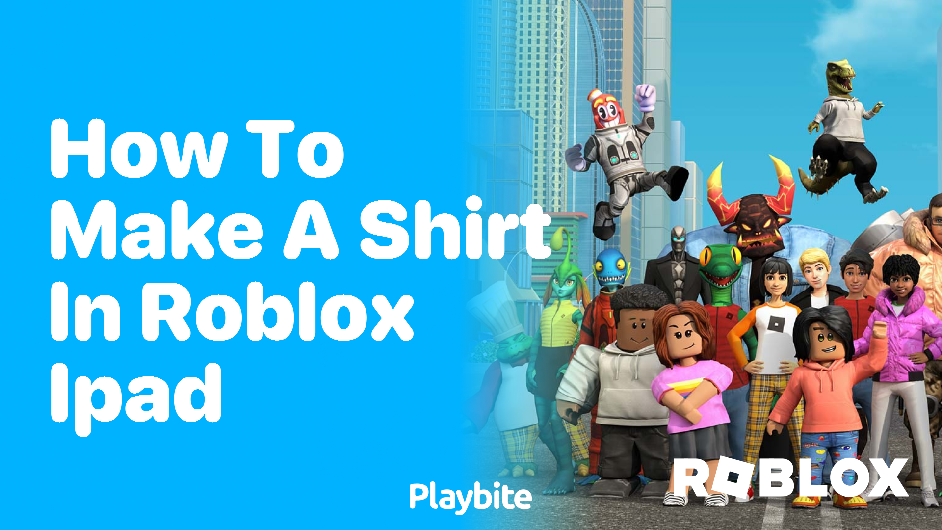 How to Make a Shirt in Roblox on an iPad