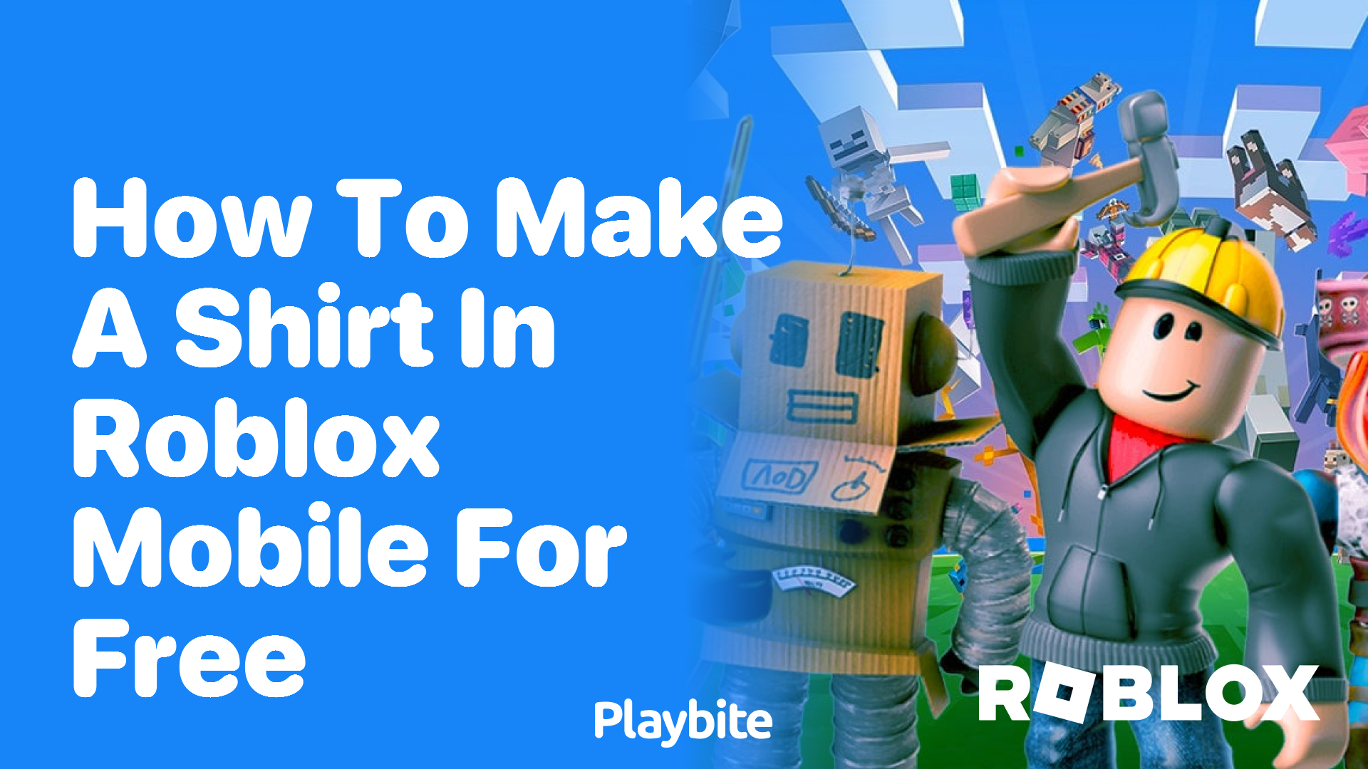 How to Make a Shirt in Roblox Mobile for Free