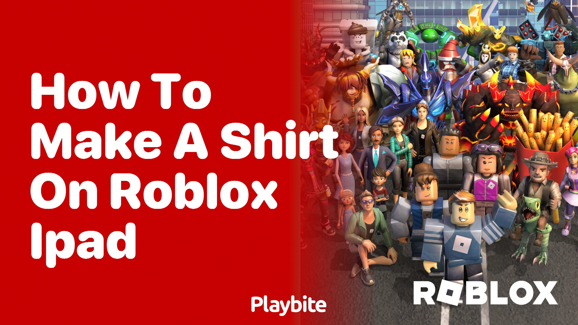 How to Make a Shirt on Roblox Using an iPad