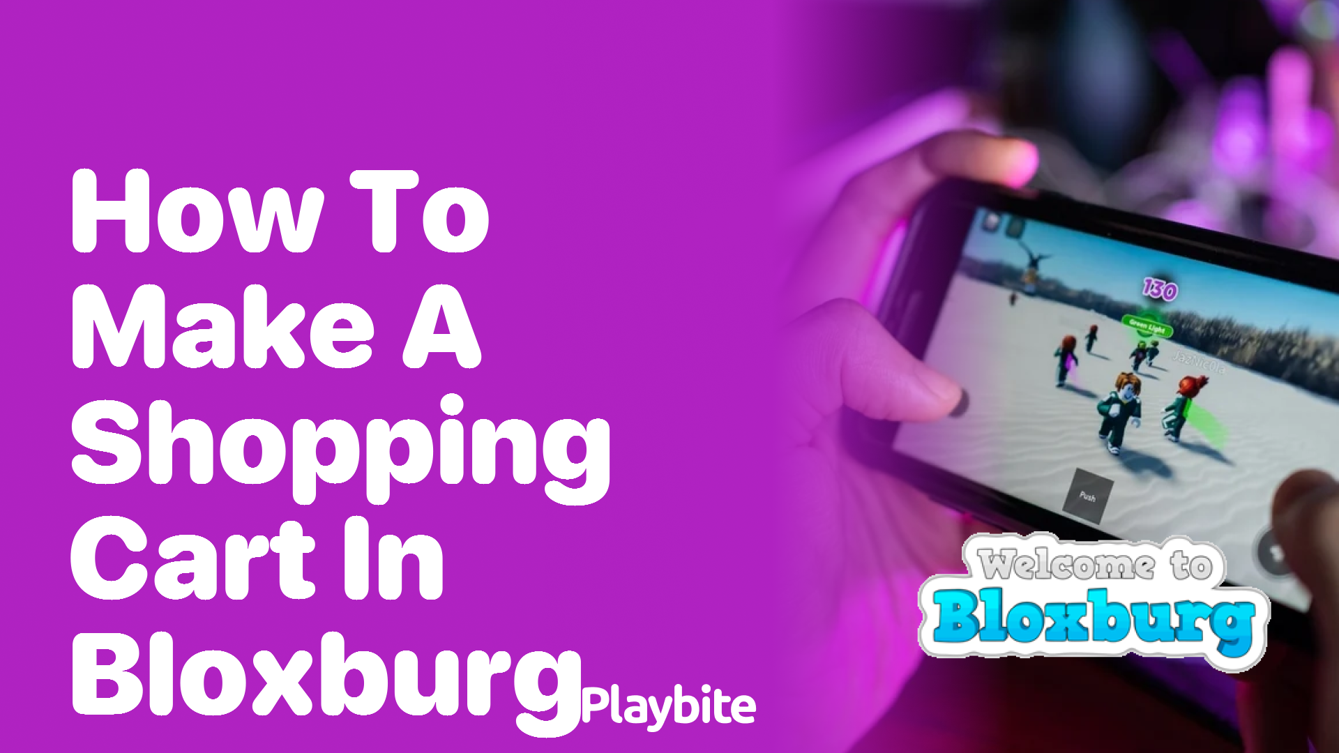 How to Make a Shopping Cart in Bloxburg