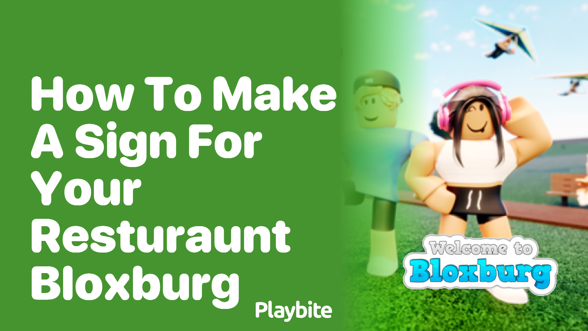 How to Make a Sign for Your Restaurant in Bloxburg Playbite