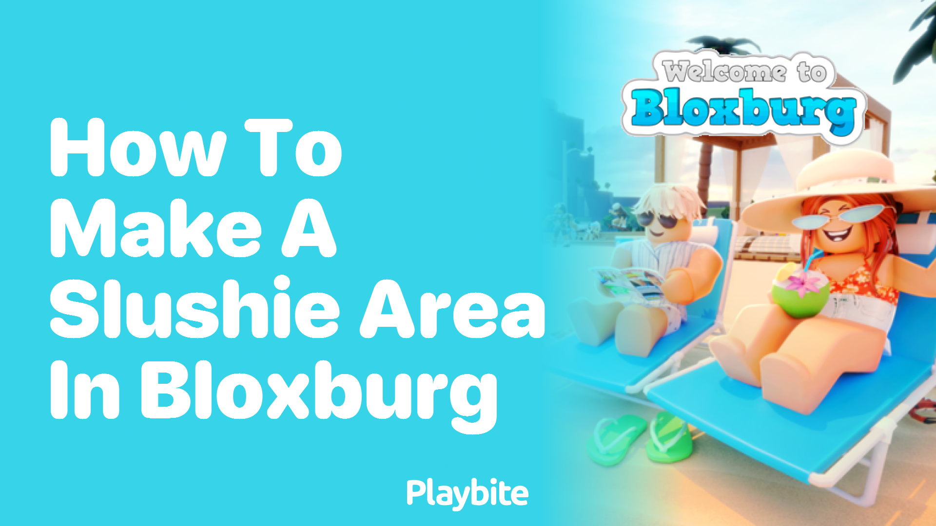 How to Make a Slushie Area in Bloxburg Playbite