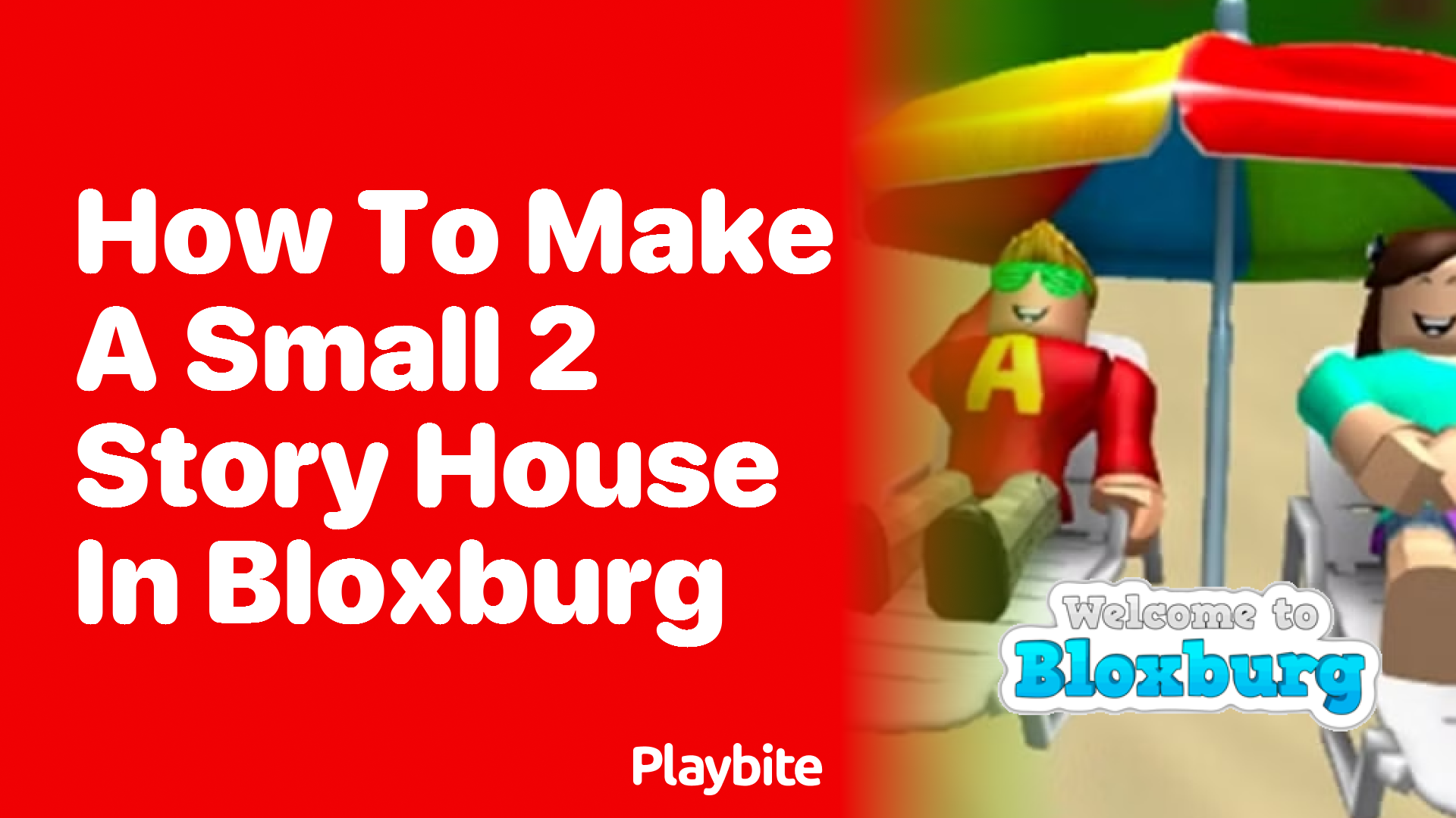 How to Make a Small 2-Story House in Bloxburg