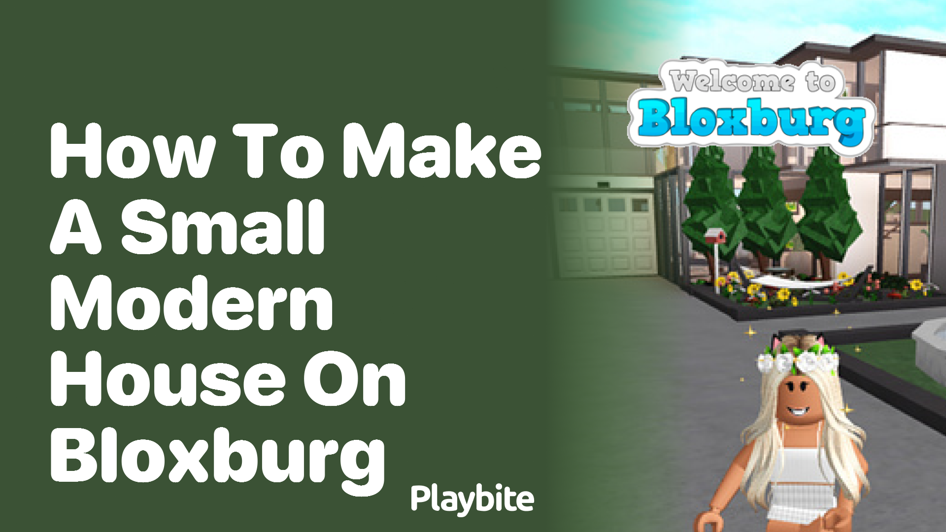 How to Make a Small Modern House on Bloxburg