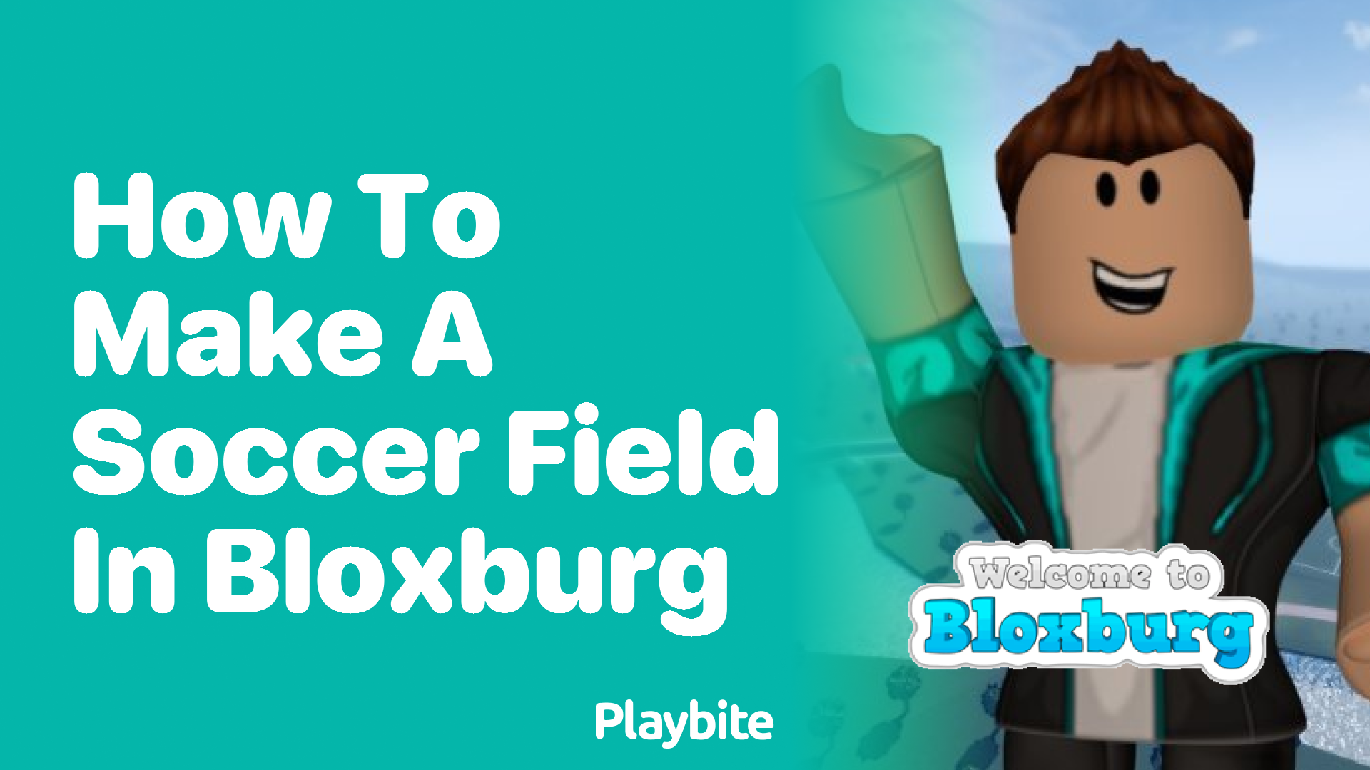 How to Make a Soccer Field in Bloxburg