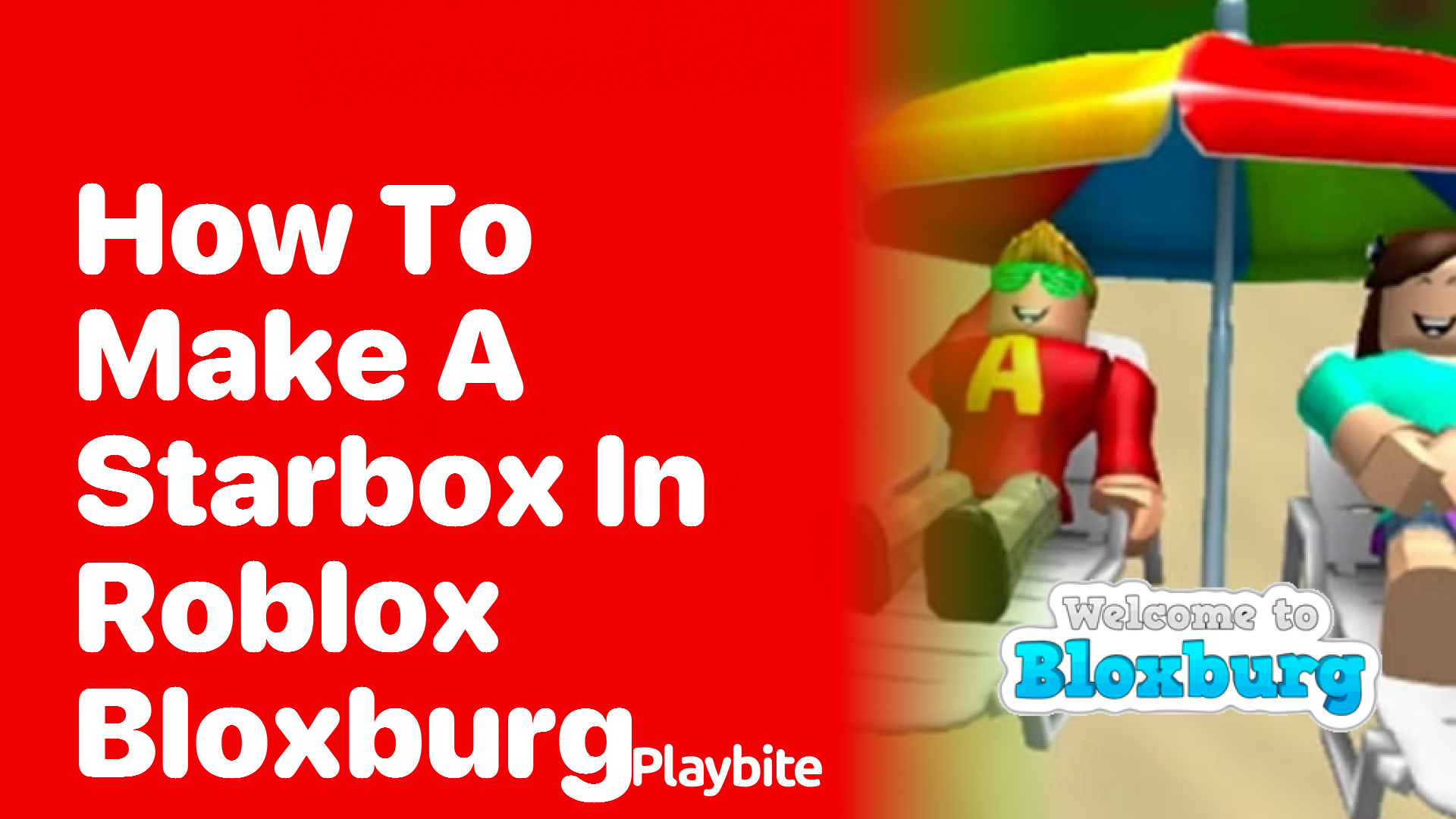 How to Make a Starbox in Roblox Bloxburg
