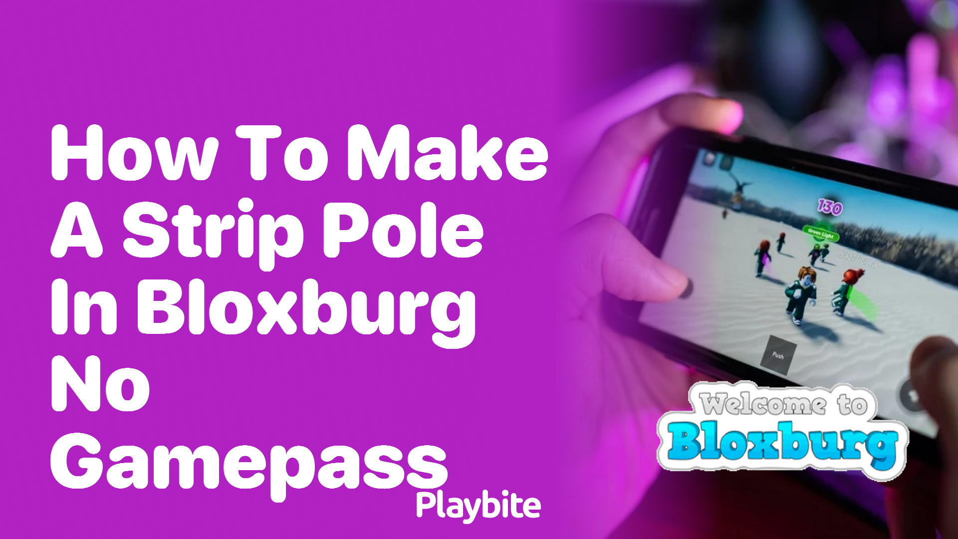 How to Make a Strip Pole in Bloxburg Without a Gamepass