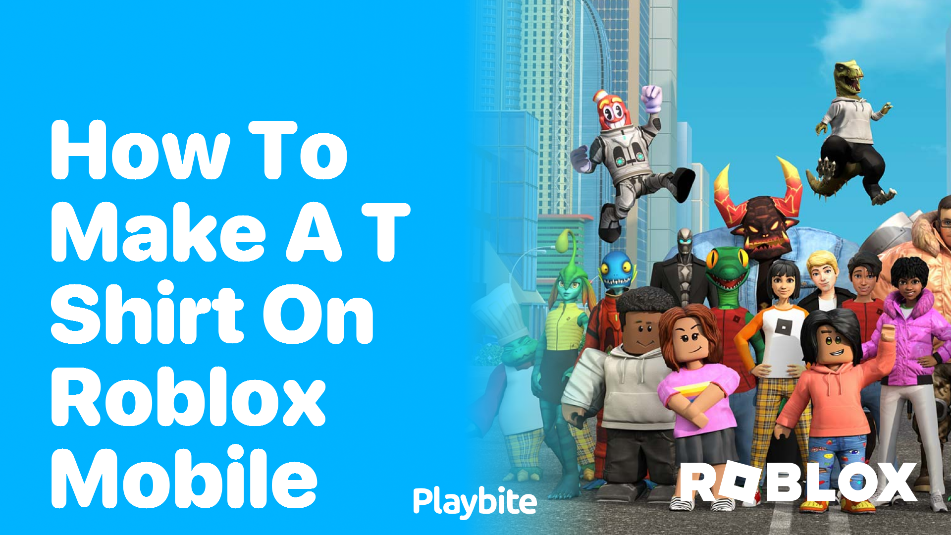 How to Make a T-Shirt on Roblox Mobile