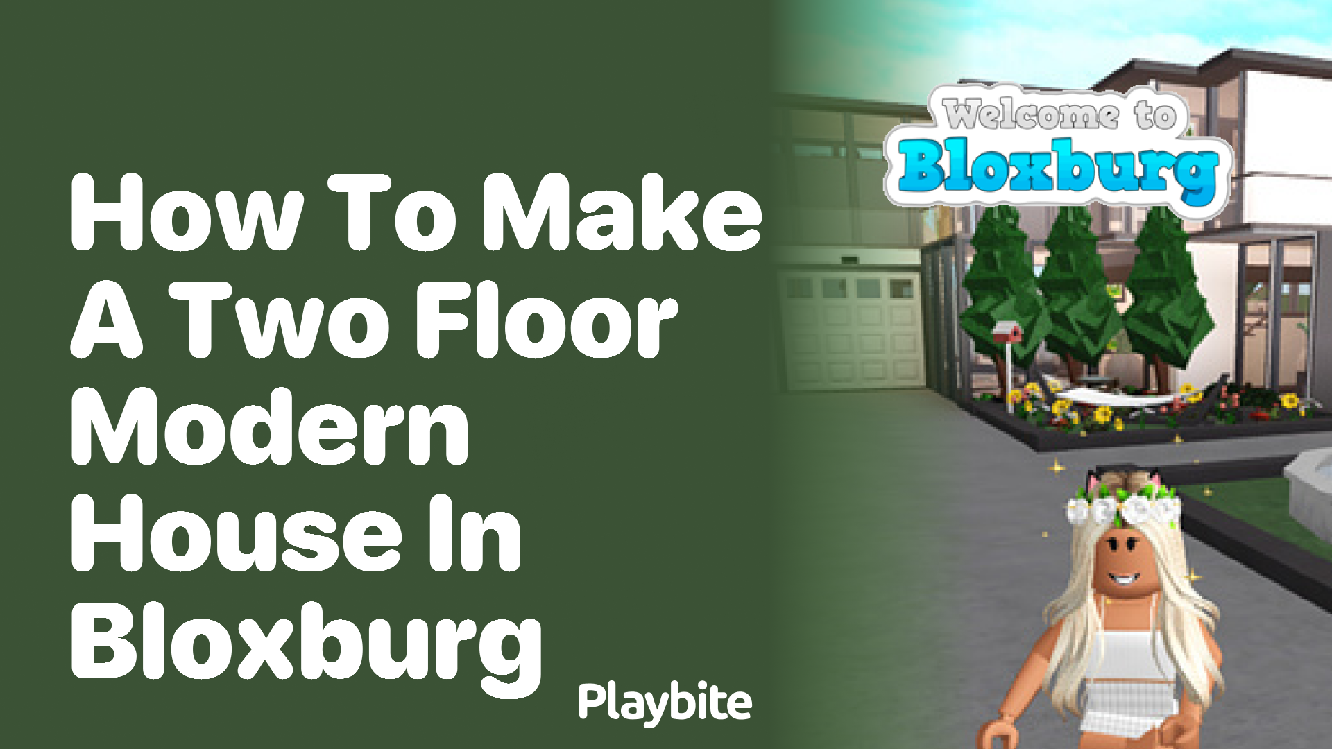 How to Make a Two-Floor Modern House in Bloxburg