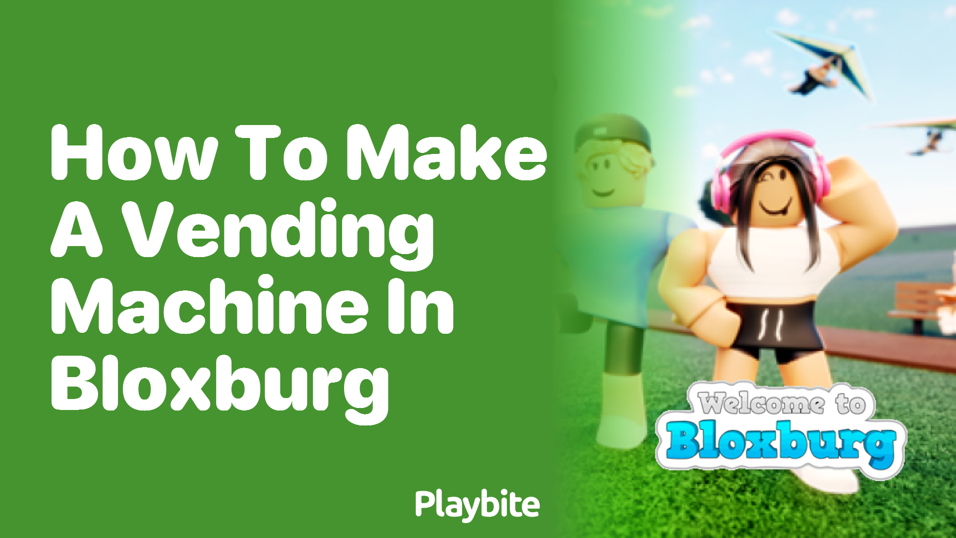 How to Make a Vending Machine in Bloxburg