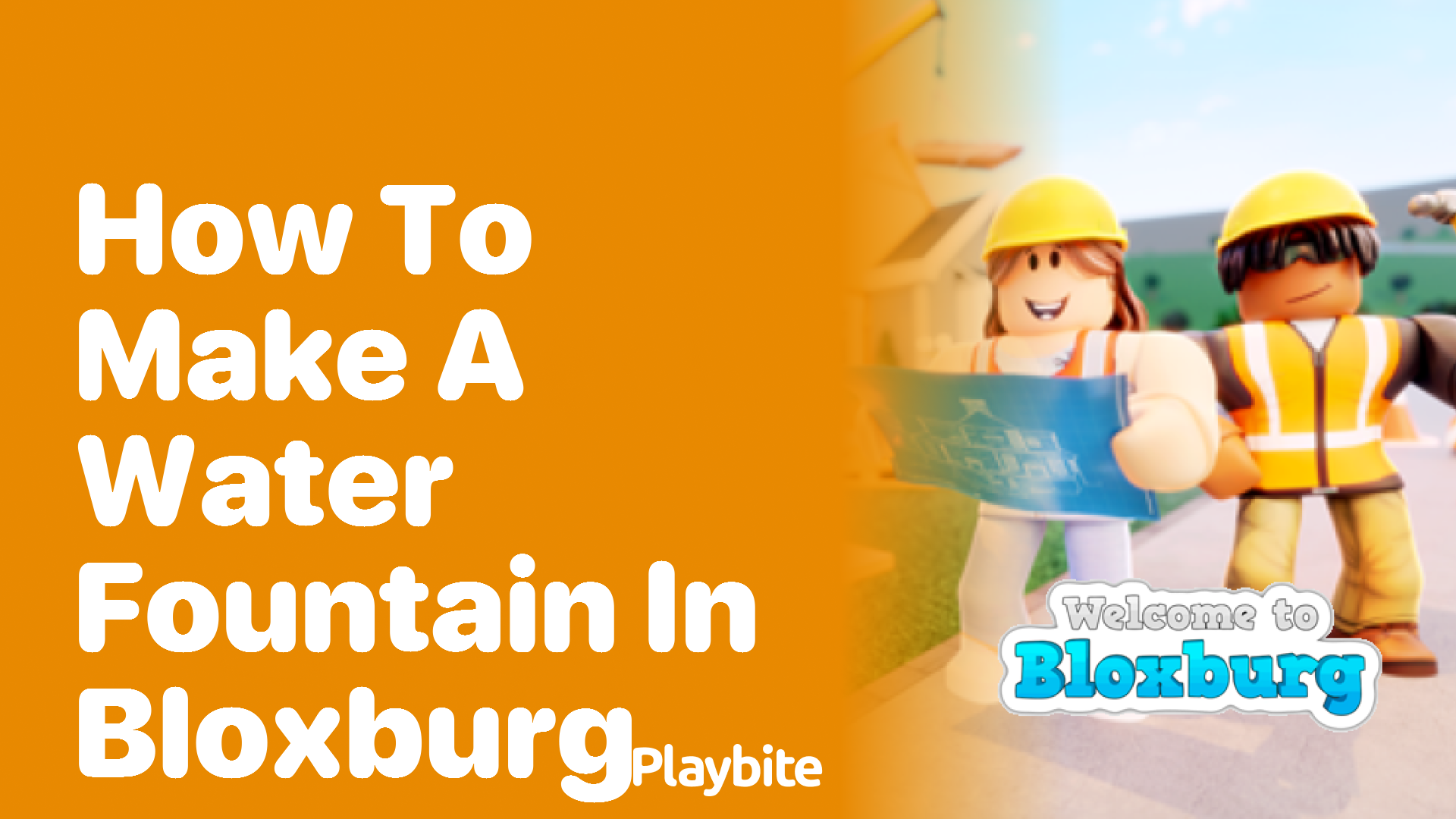 How to Make a Water Fountain in Bloxburg