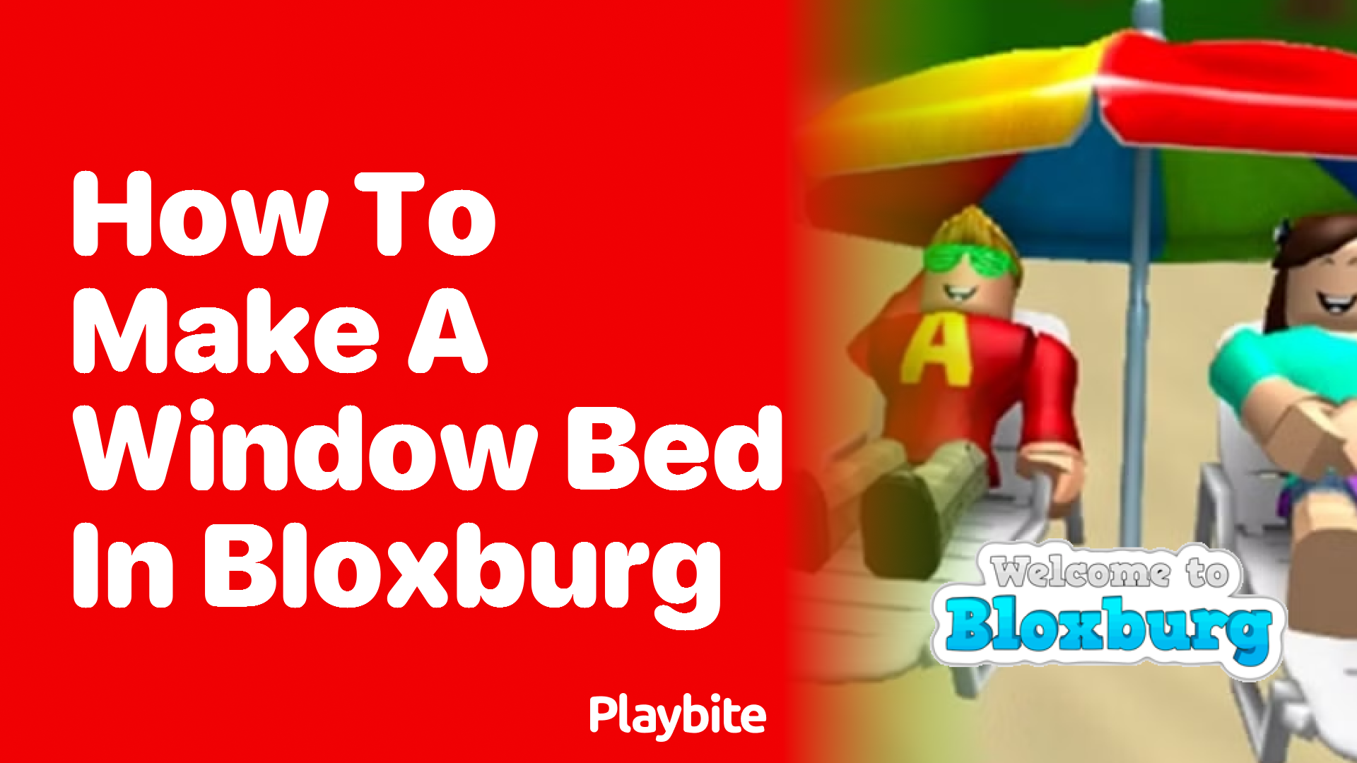 How to Make a Window Bed in Bloxburg