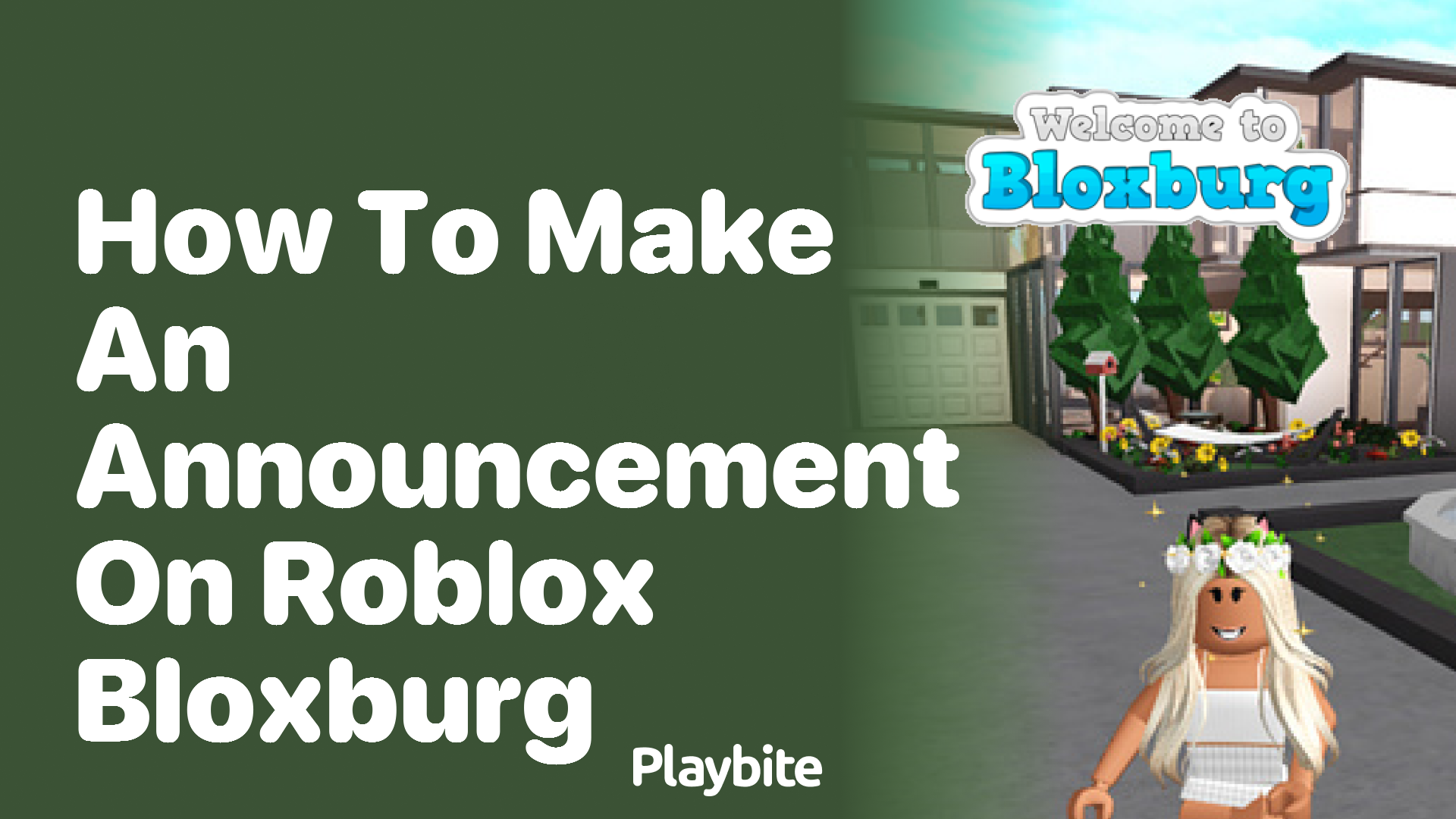 How to Make an Announcement on Roblox Bloxburg