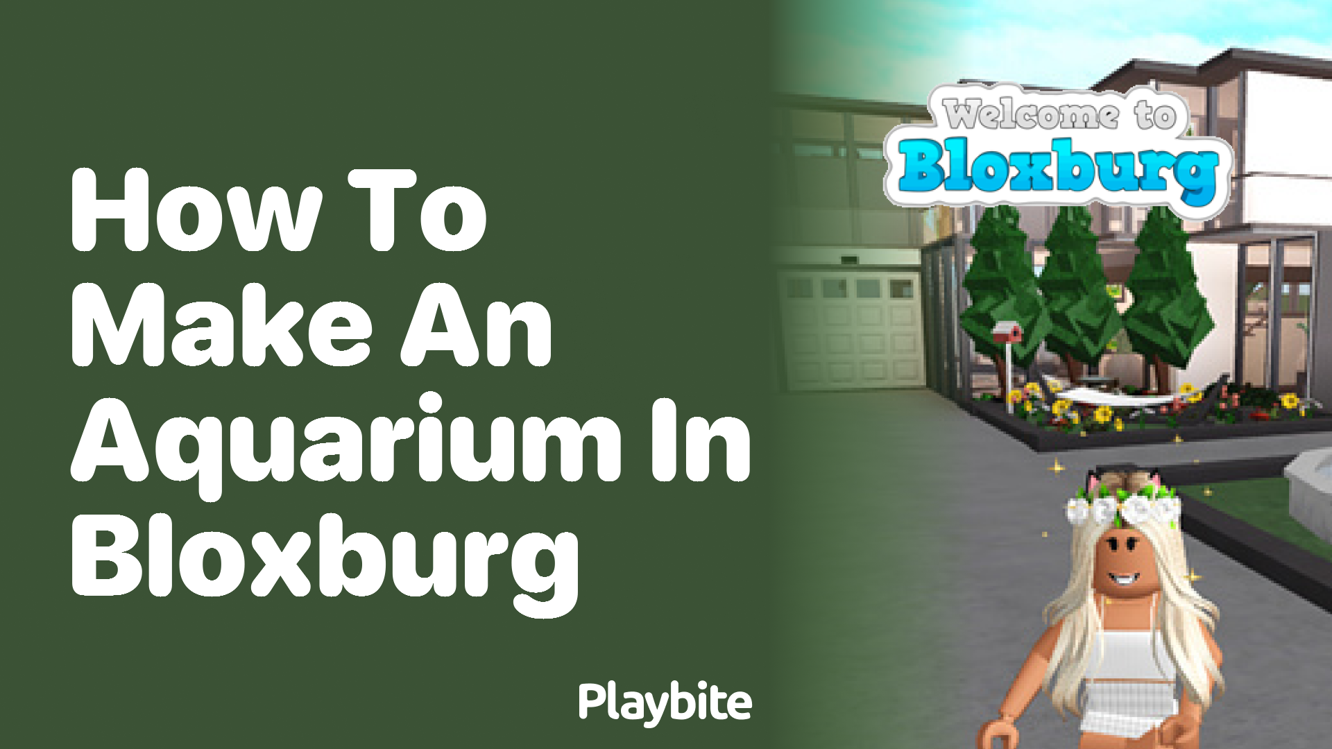 How to make an aquarium in Bloxburg