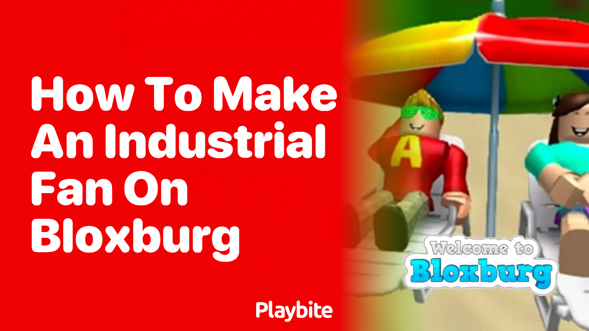 How to Make an Industrial Fan on Bloxburg