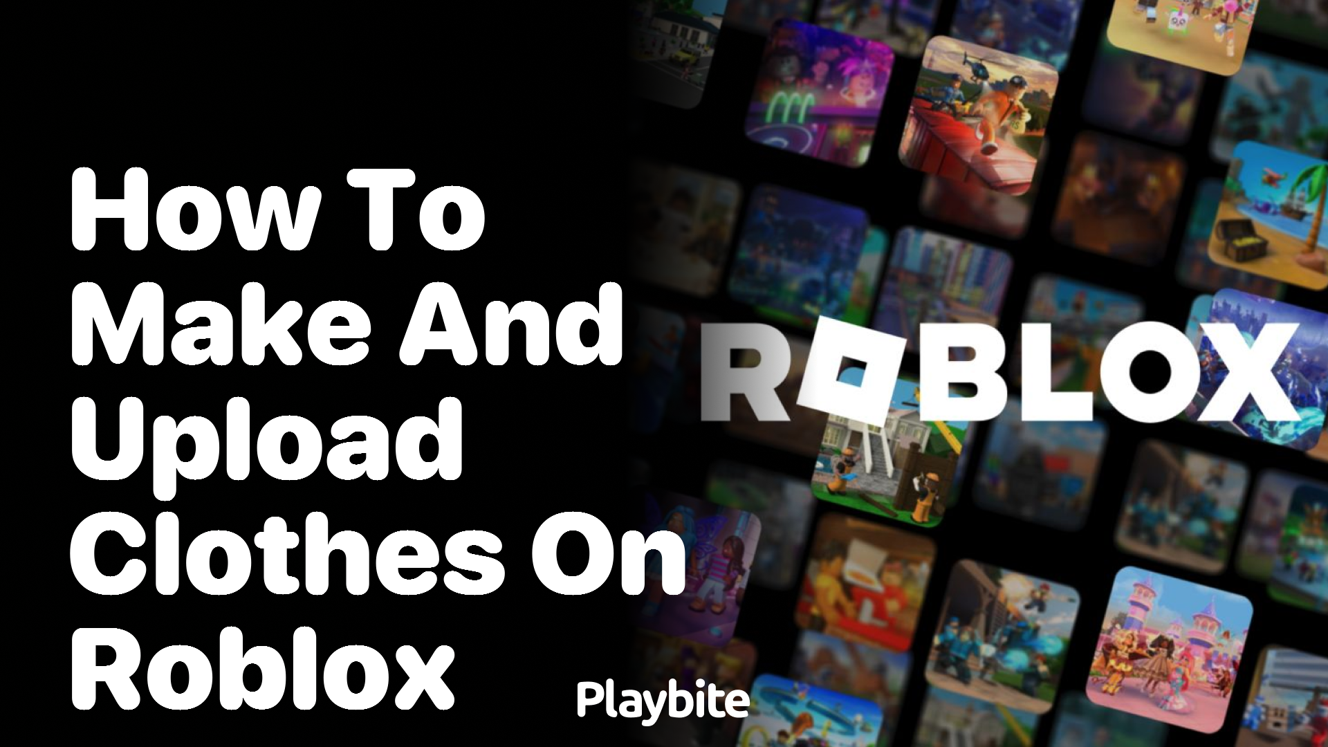 How to Make and Upload Clothes on Roblox