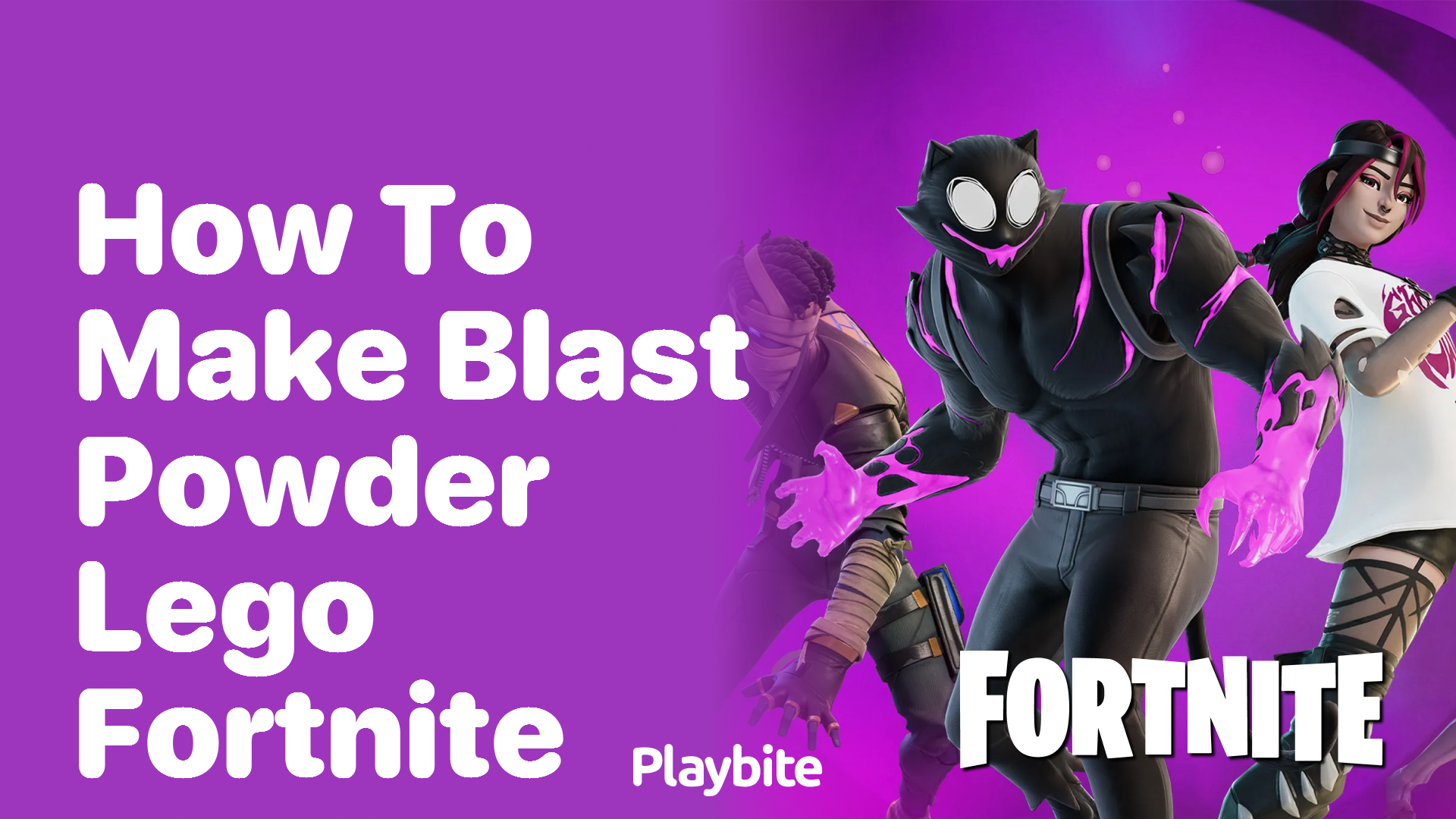 How to Make Blast Powder in Lego Fortnite