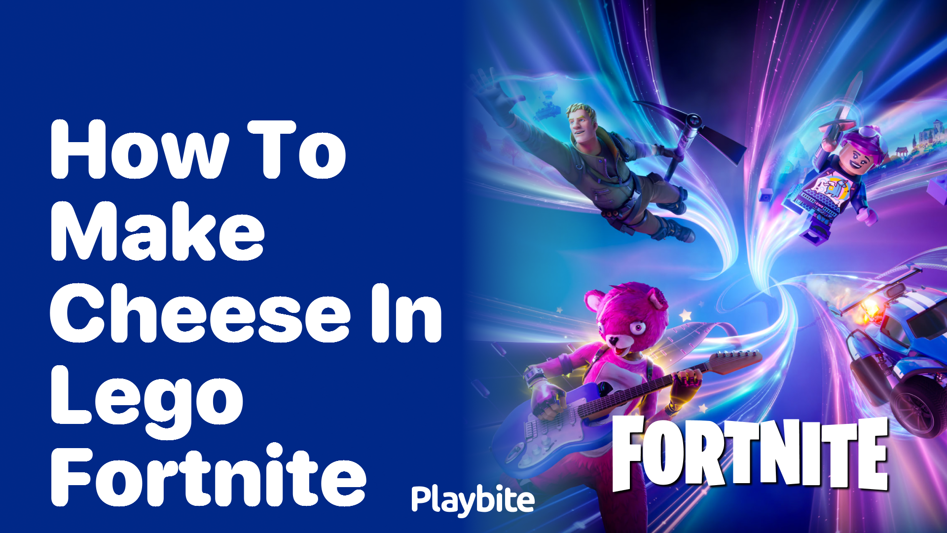 How to Make Cheese in LEGO Fortnite?