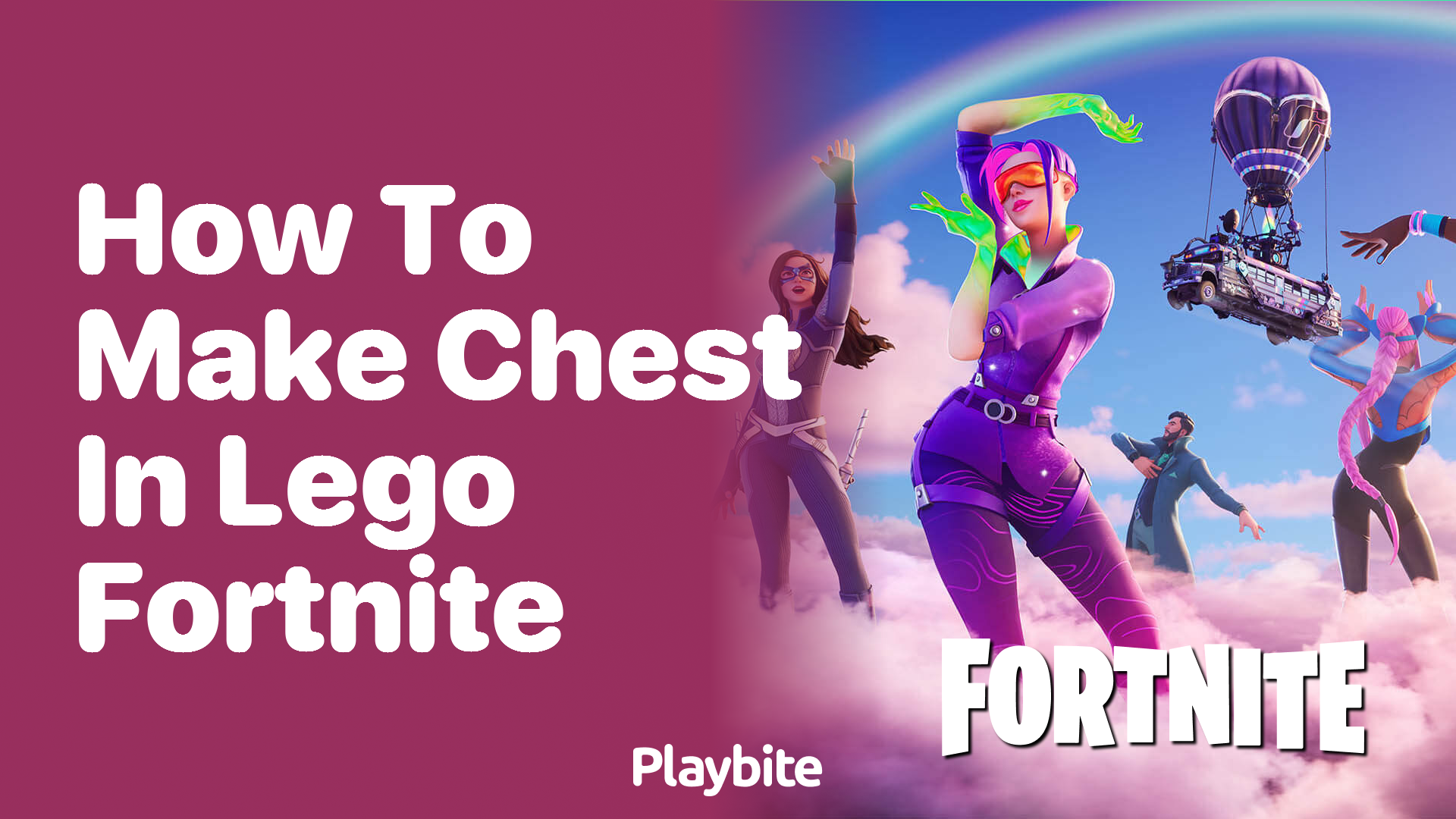 How to Make a Chest in LEGO Fortnite