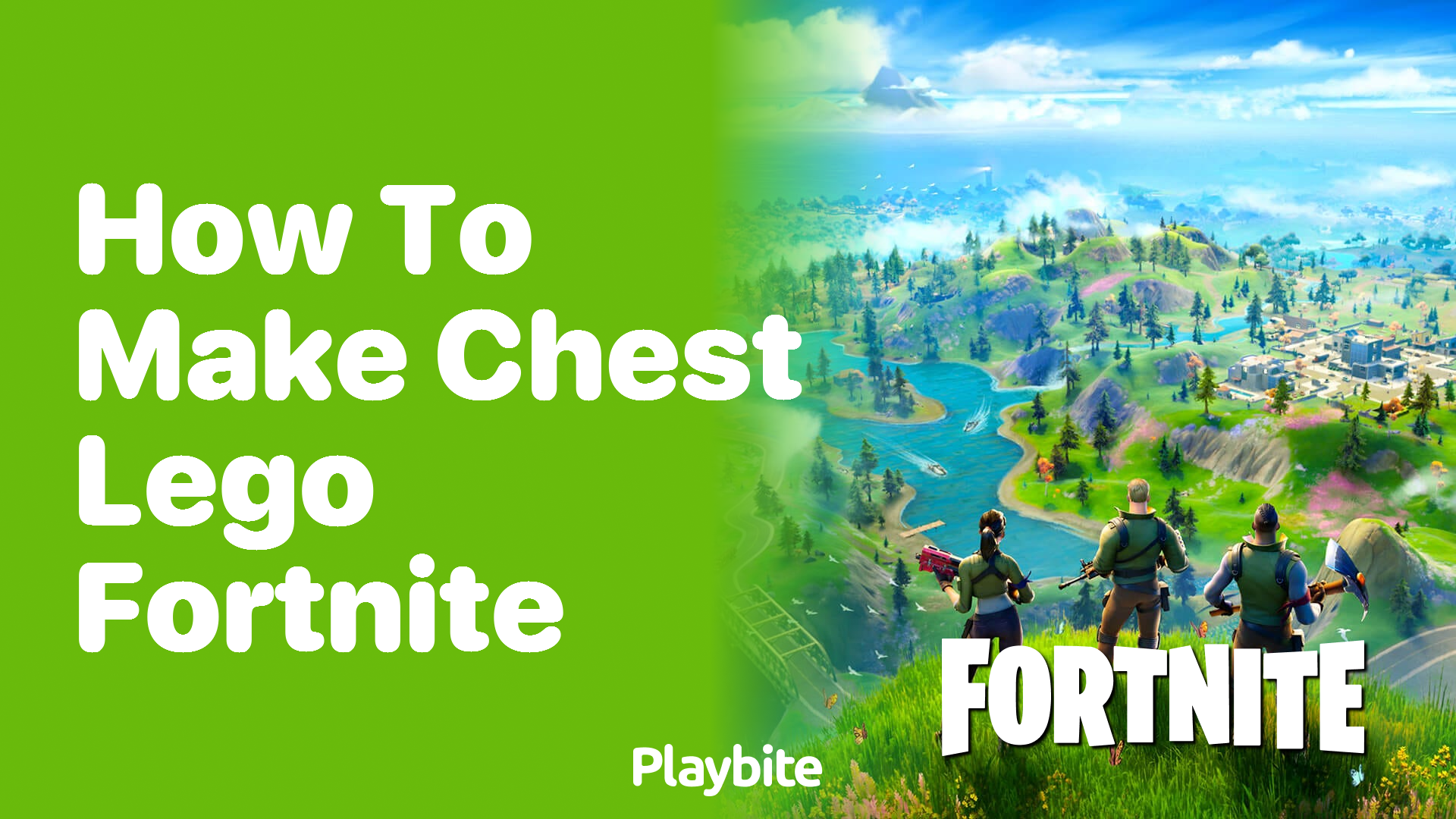 How to Make a Chest from LEGO Fortnite