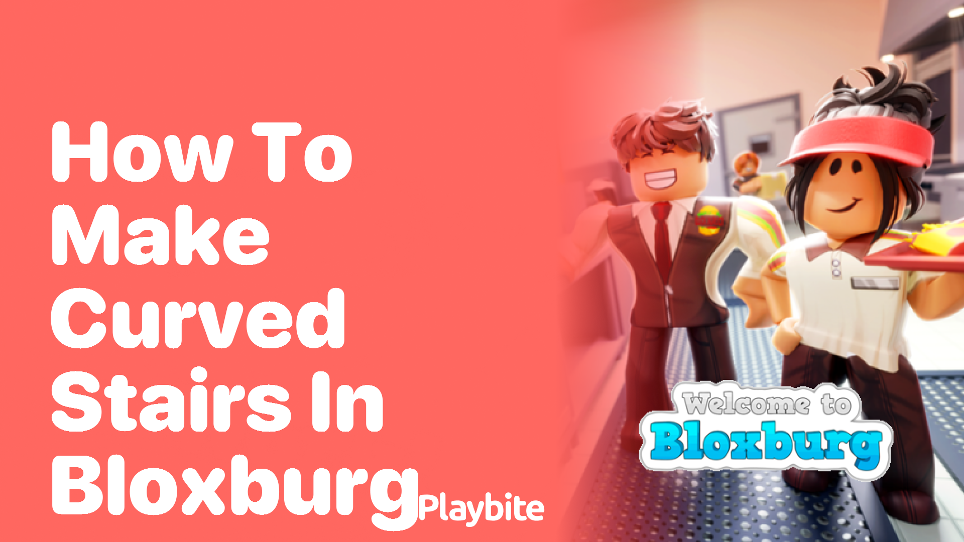 How to Make Curved Stairs in Bloxburg