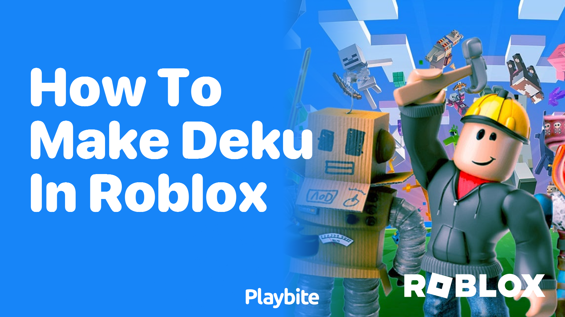 How to Make Deku in Roblox