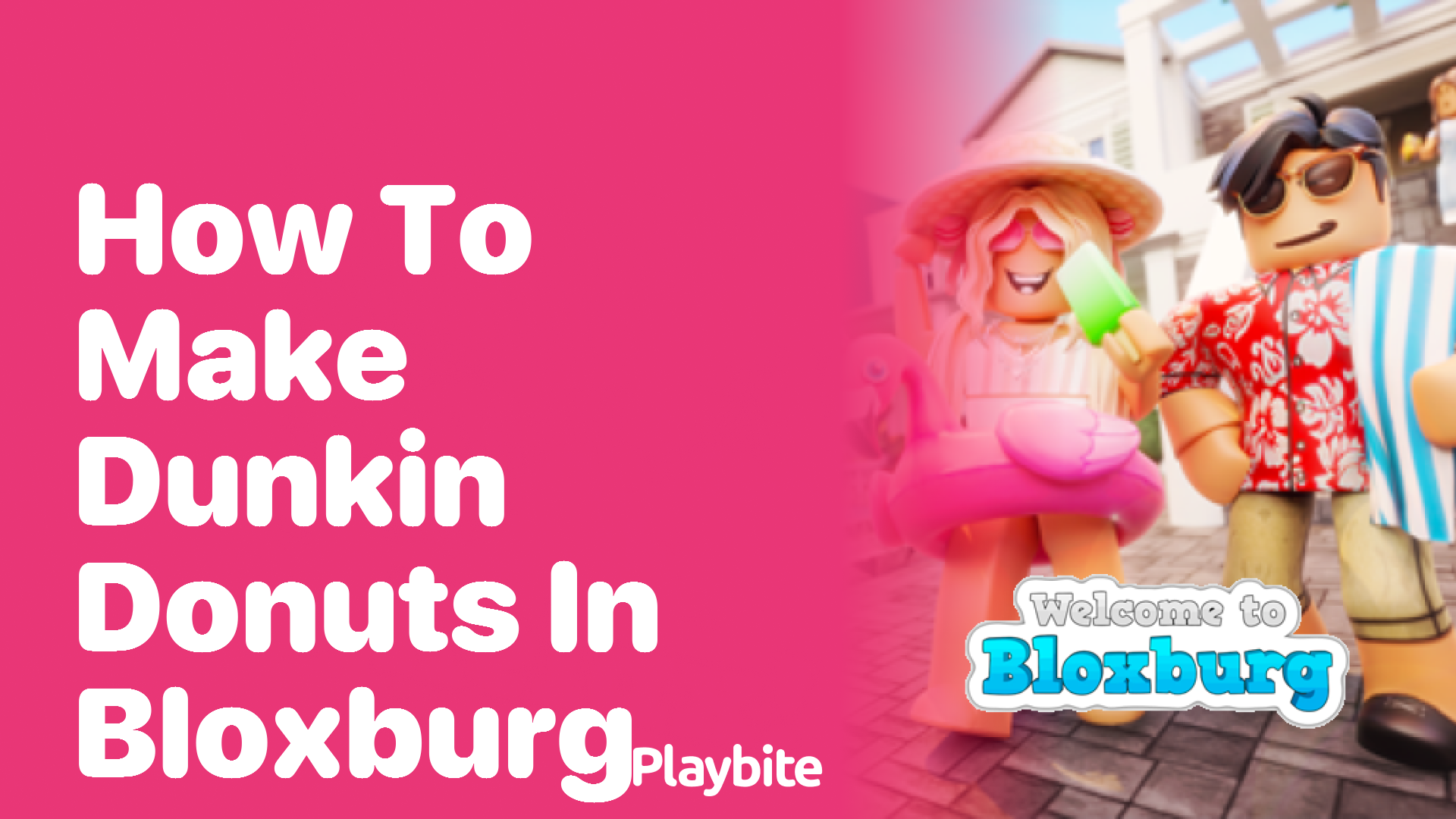 How to Make Dunkin’ Donuts in Bloxburg