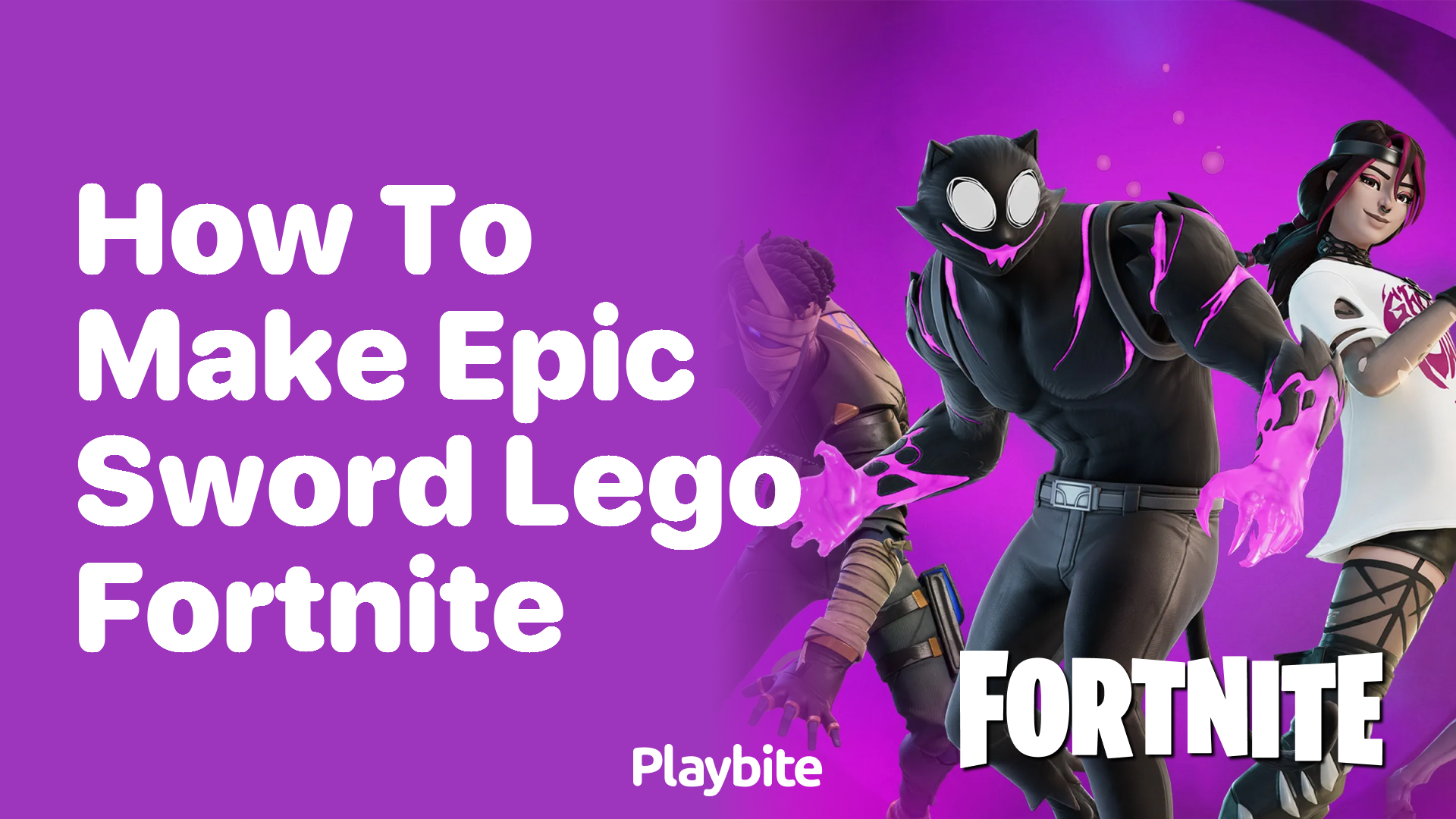 How to Make an Epic Sword from LEGO for Fortnite Fans