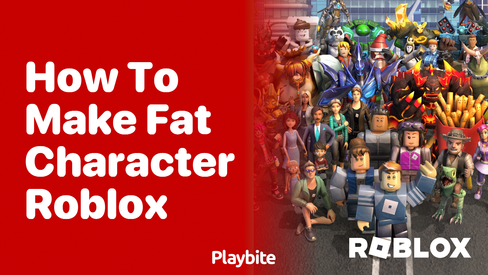 How to Make a Fat Character in Roblox