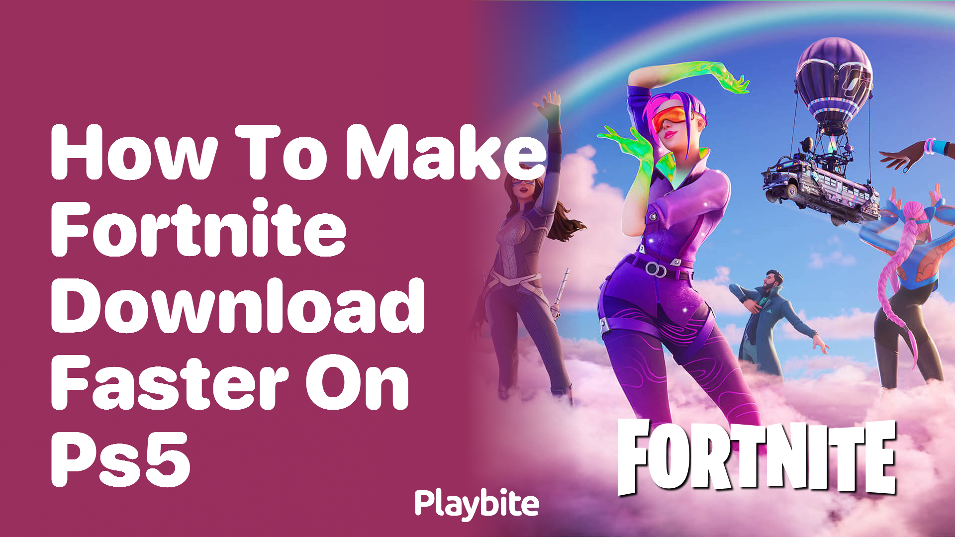 How to Make Fortnite Download Faster on PS5