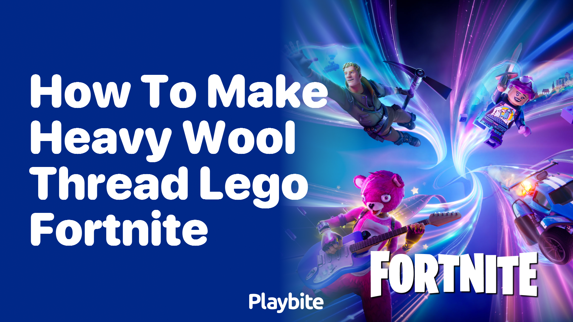 How to Make Heavy Wool Thread in LEGO Fortnite