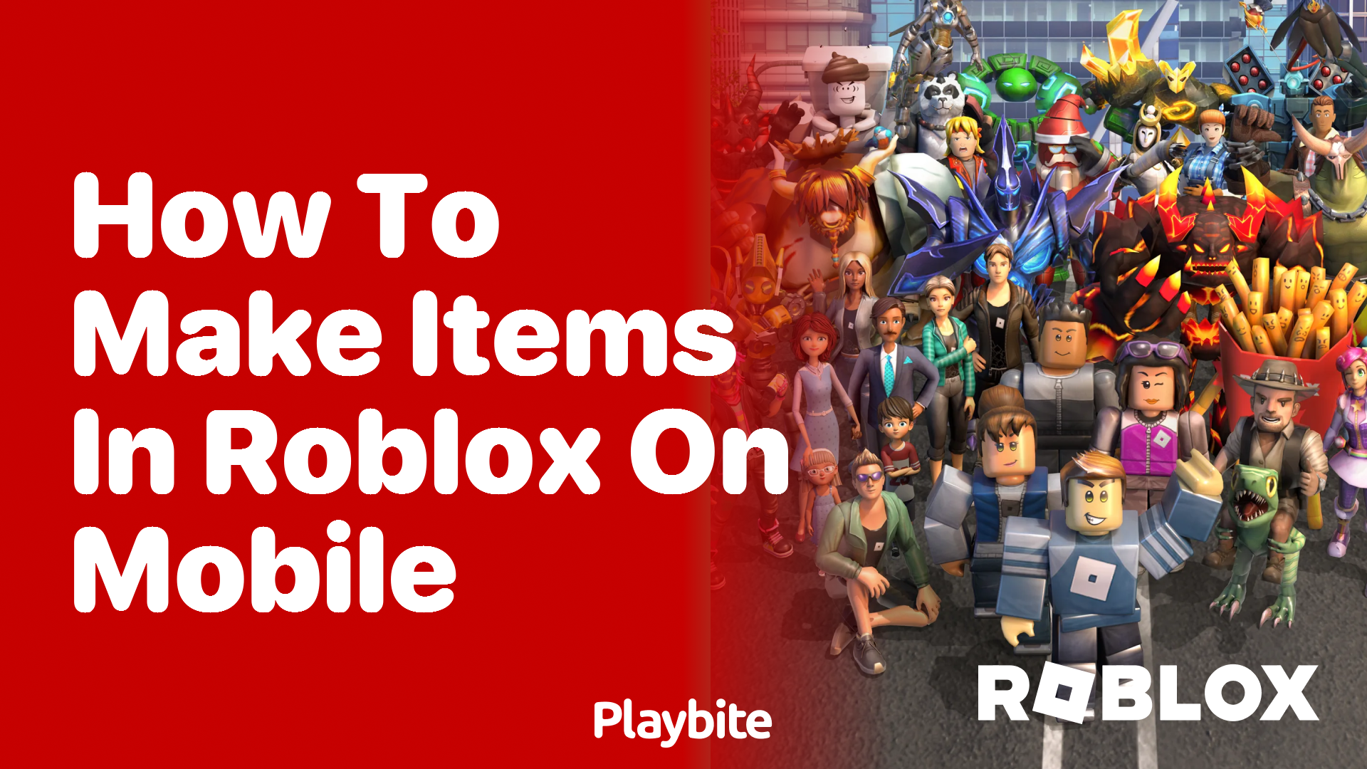 How to Make Items in Roblox on Mobile