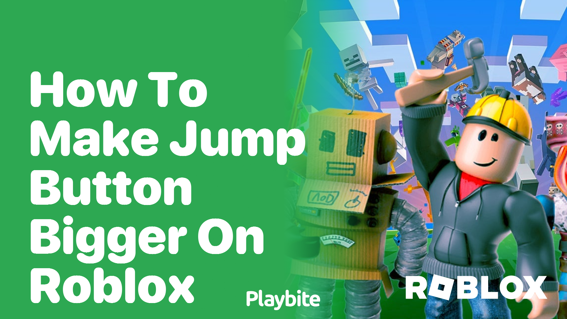 How to Make the Jump Button Bigger on Roblox Playbite