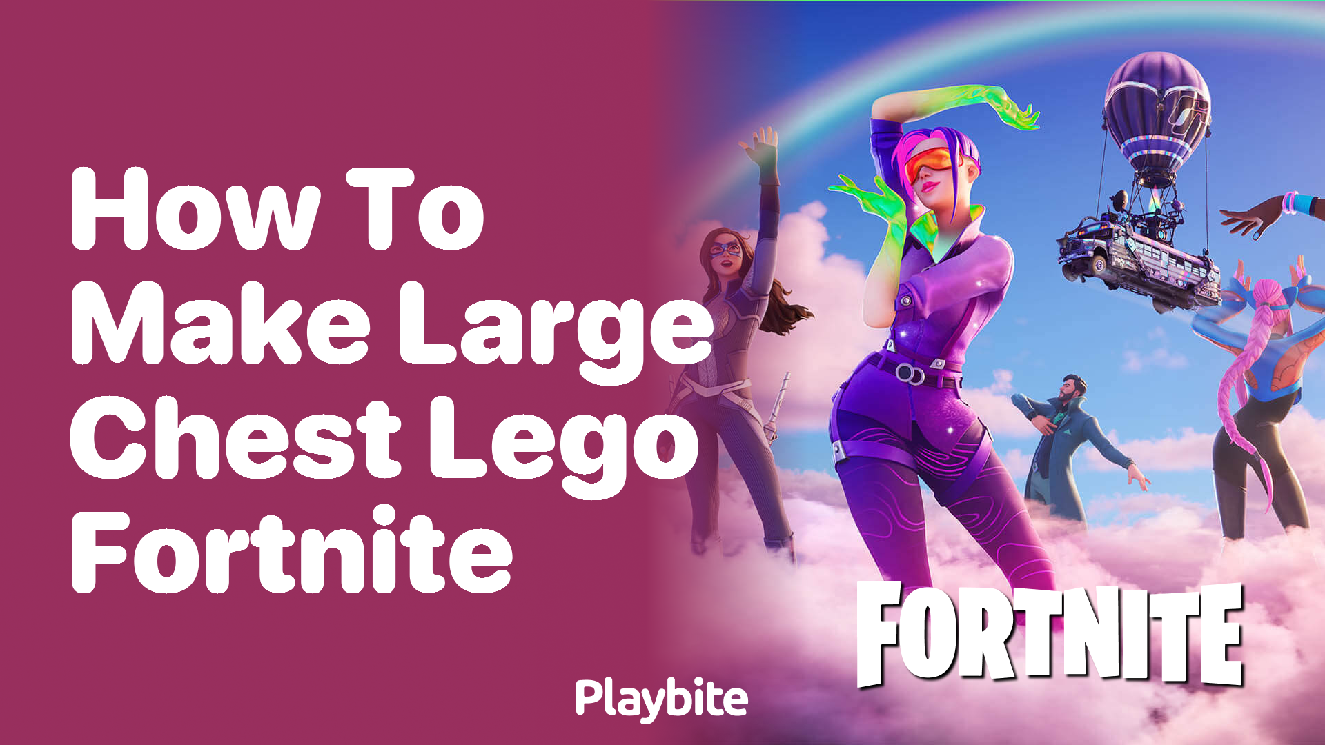 How to Make a Large Chest LEGO Fortnite