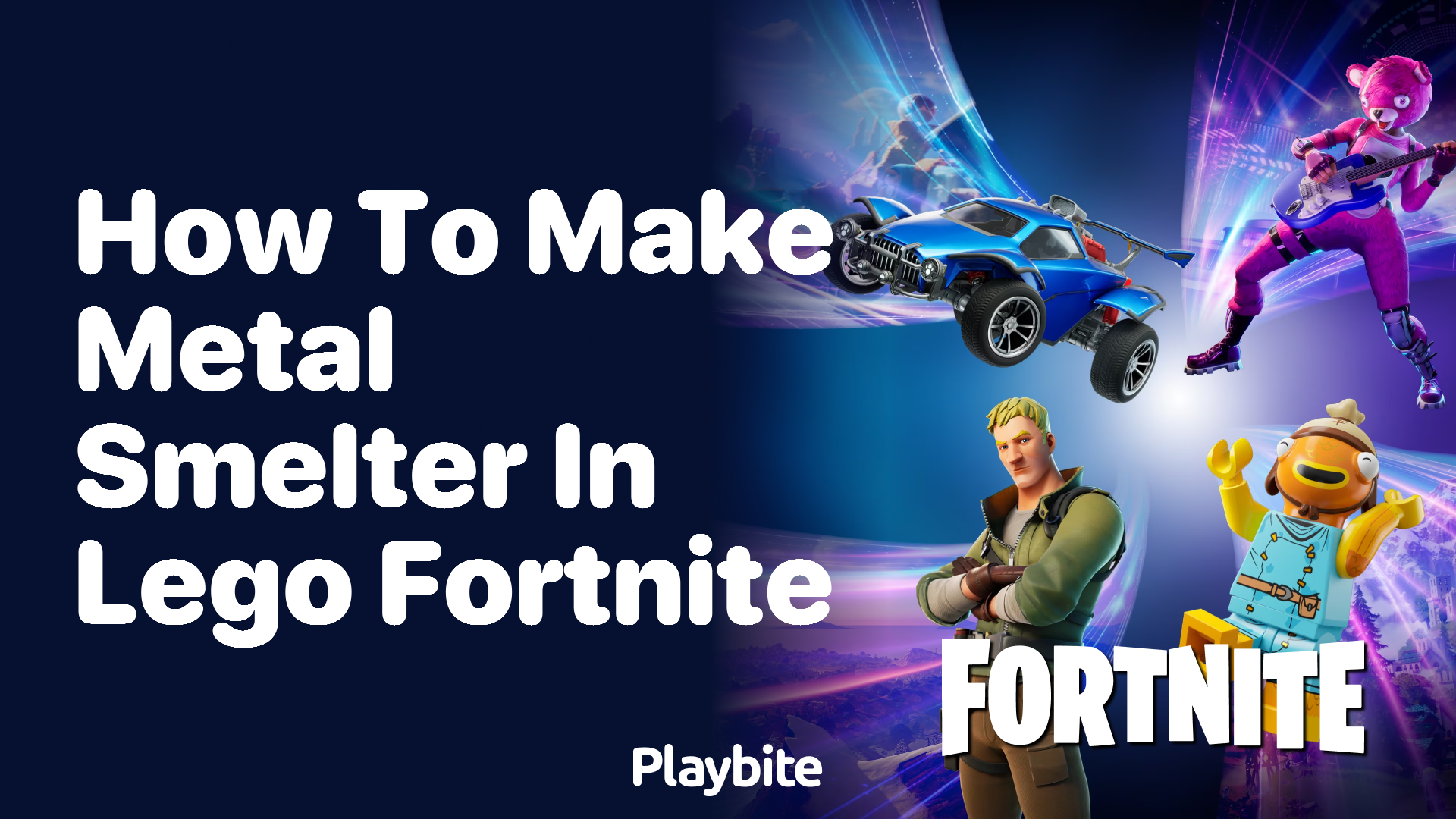 How to Make a Metal Smelter in Lego Fortnite