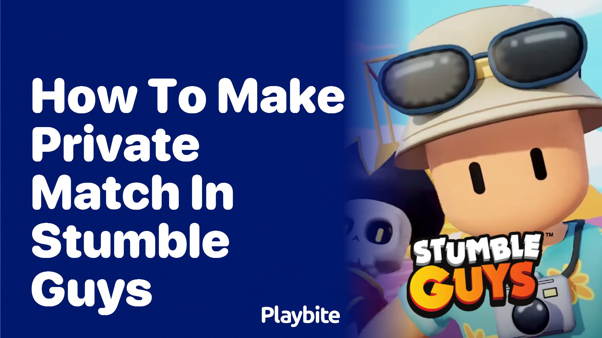 How to make a private match in Stumble Guys