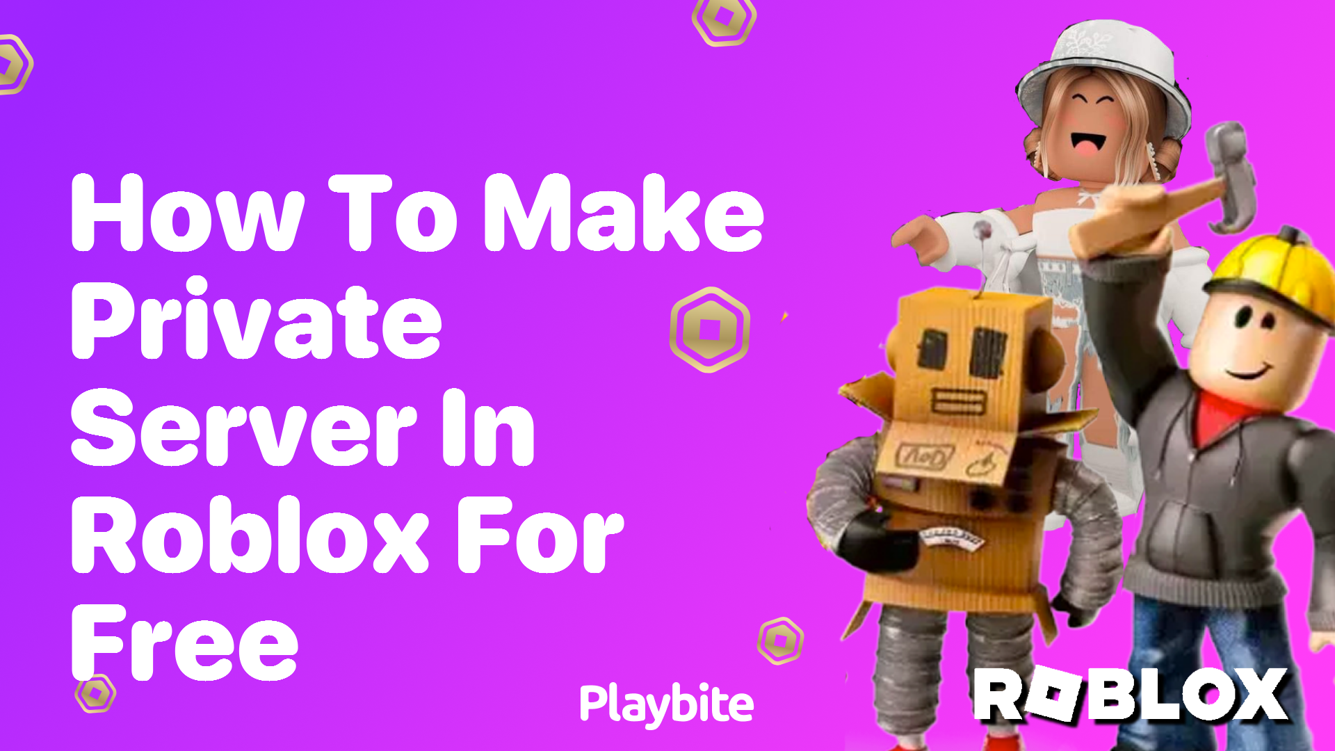 How to Make a Private Server in Roblox for Free