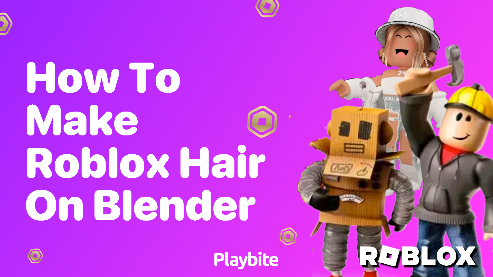 How to Make Roblox Hair on Blender: A Simple Guide
