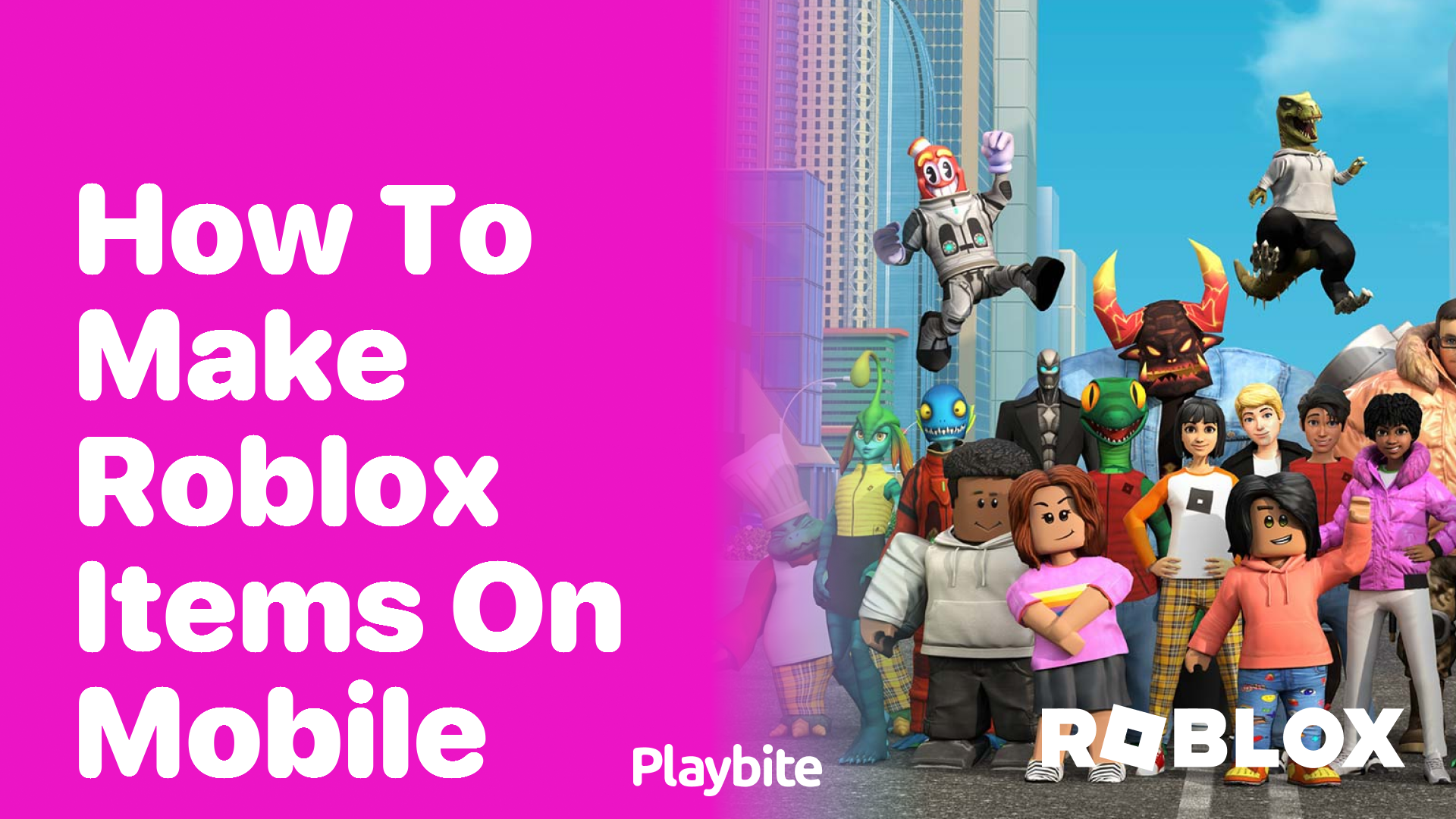 How to Make Roblox Items on Mobile