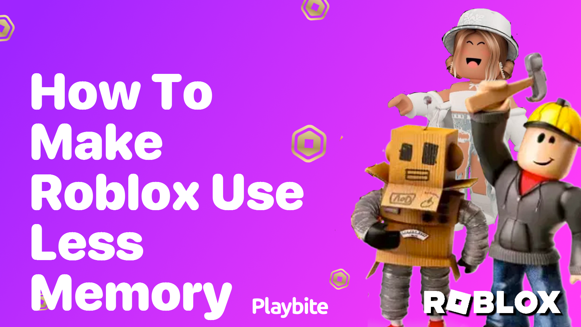 How to Make Roblox Use Less Memory