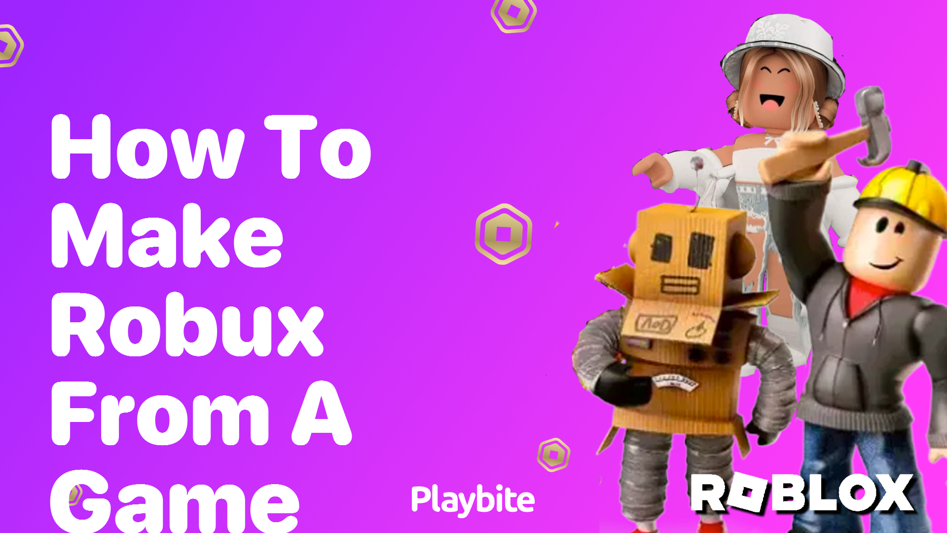 How to Make Robux from a Game on Roblox