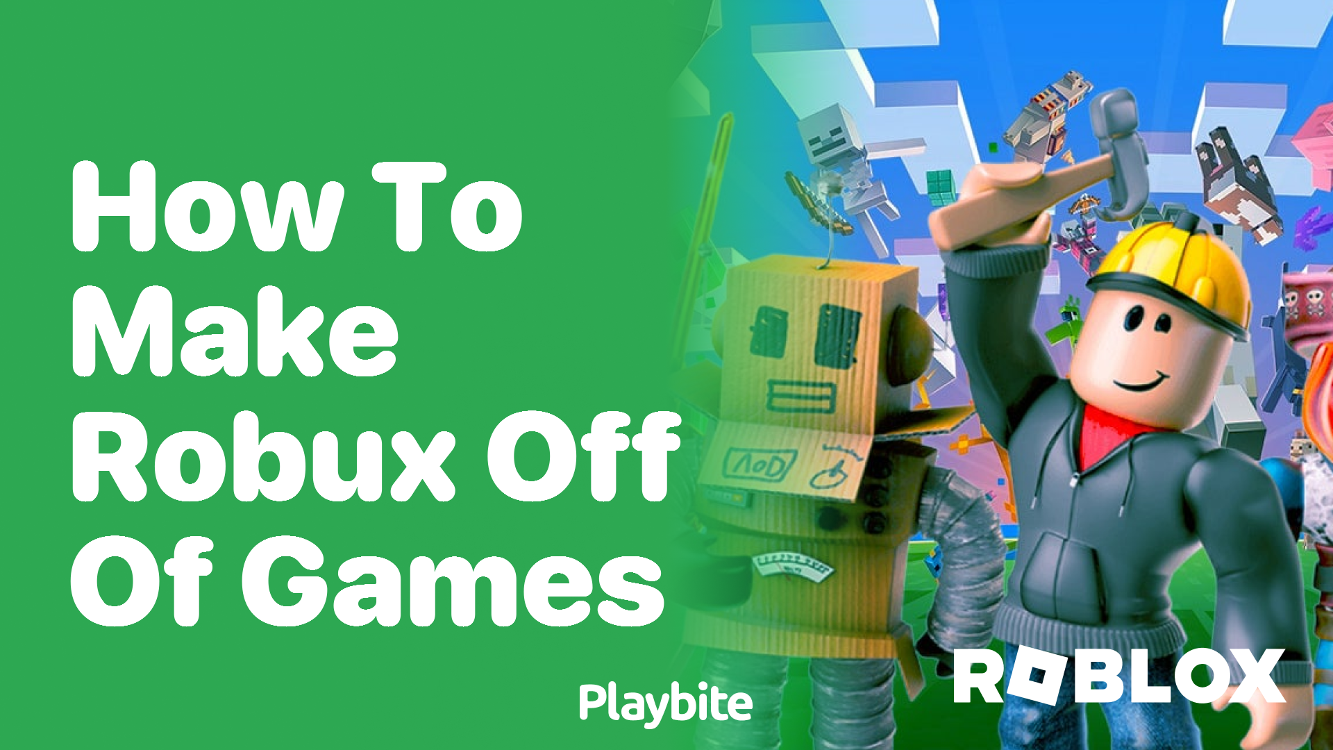 How to Make Robux off of Games