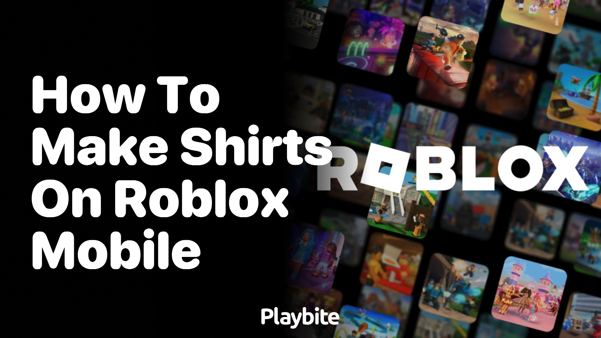 How to Make Shirts on Roblox Mobile