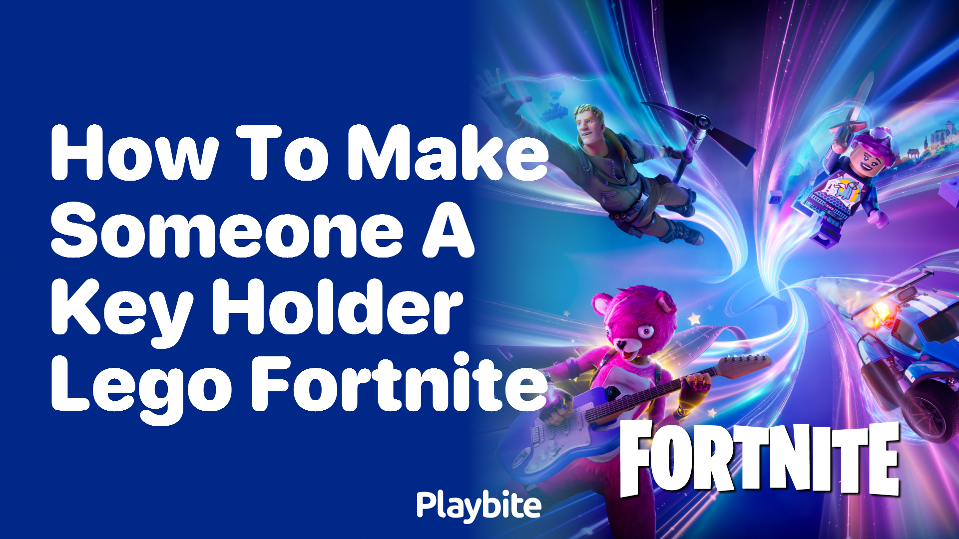 How to Make Someone a Key Holder in LEGO Fortnite
