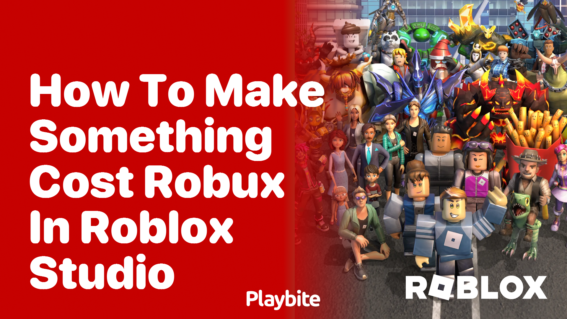 How to Make Something Cost Robux in Roblox Studio